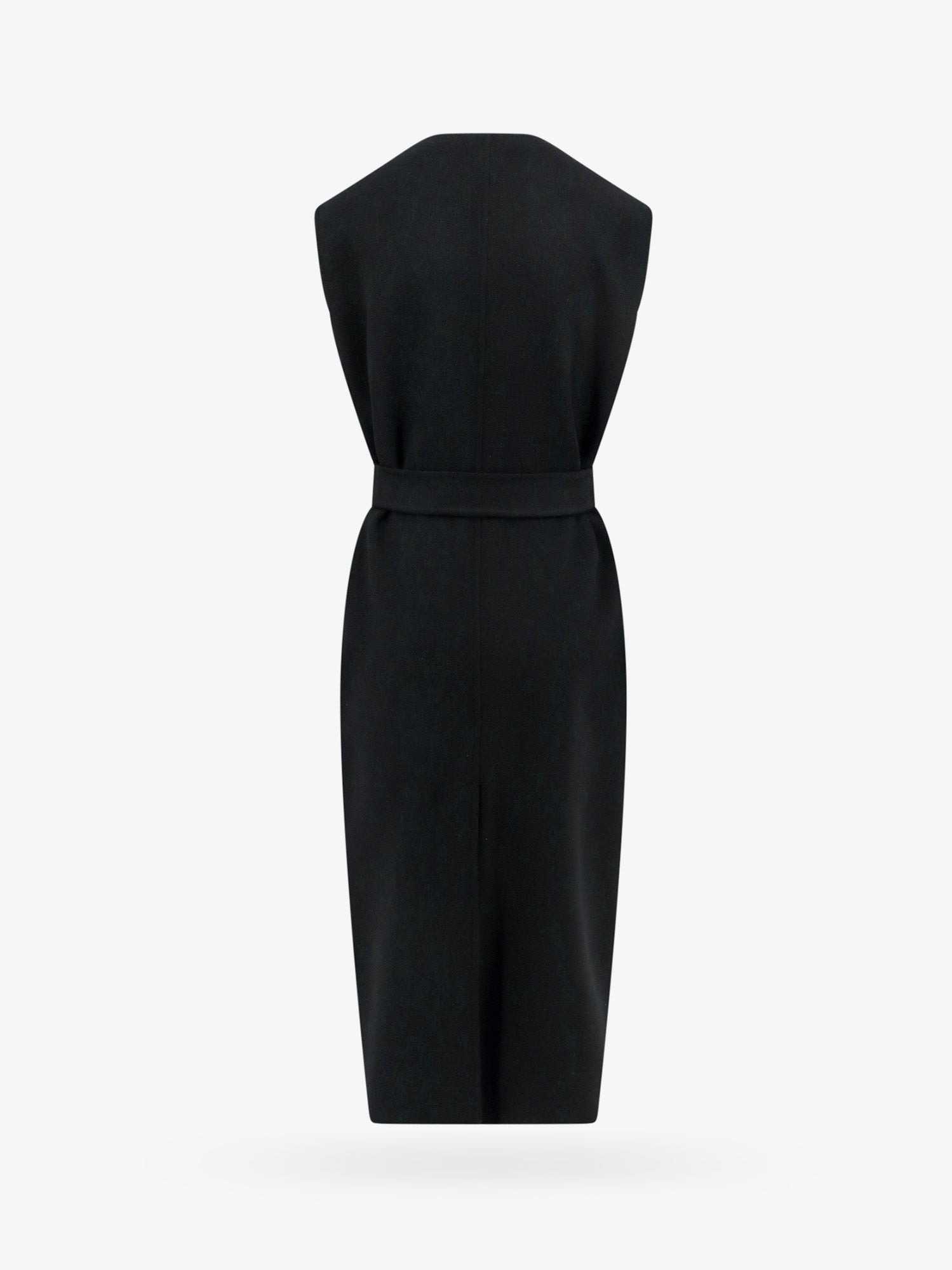 Sleeveless Wool And Cashmere Coat - 6