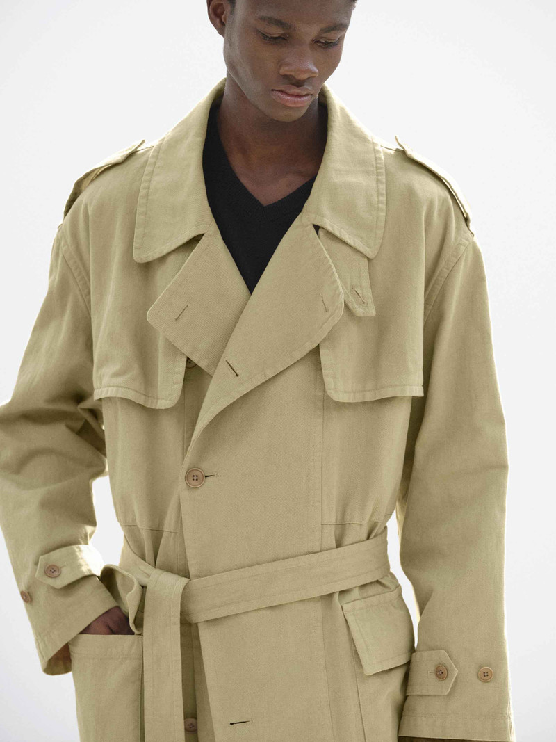 GARMENT-DYED TEXTURED CHINO COAT 5
