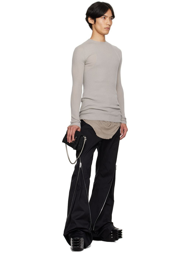 Rick Owens Off-White Concordians Ribbed Round Neck Sweater outlook
