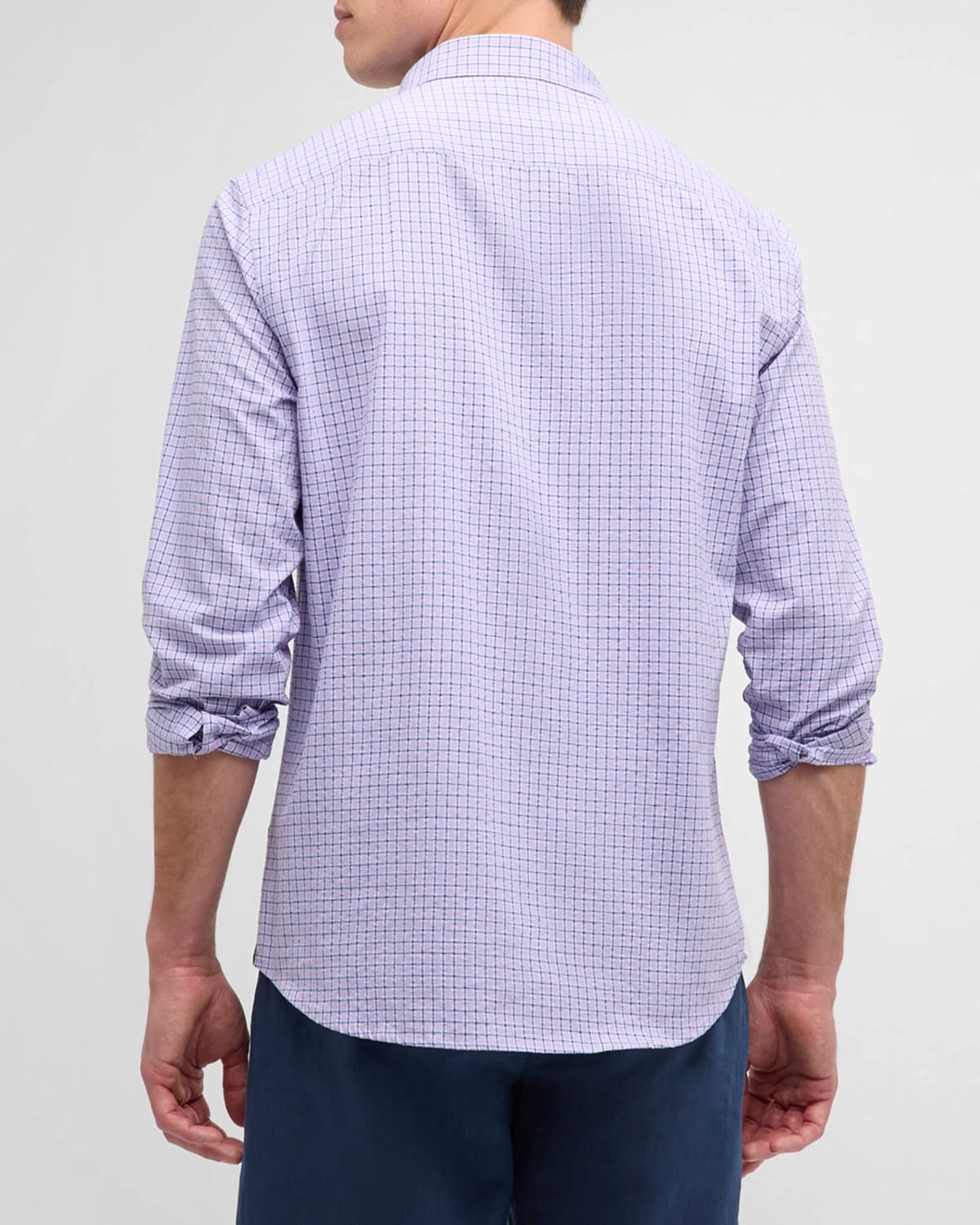 Men's Cotton Check Sport Shirt - 4