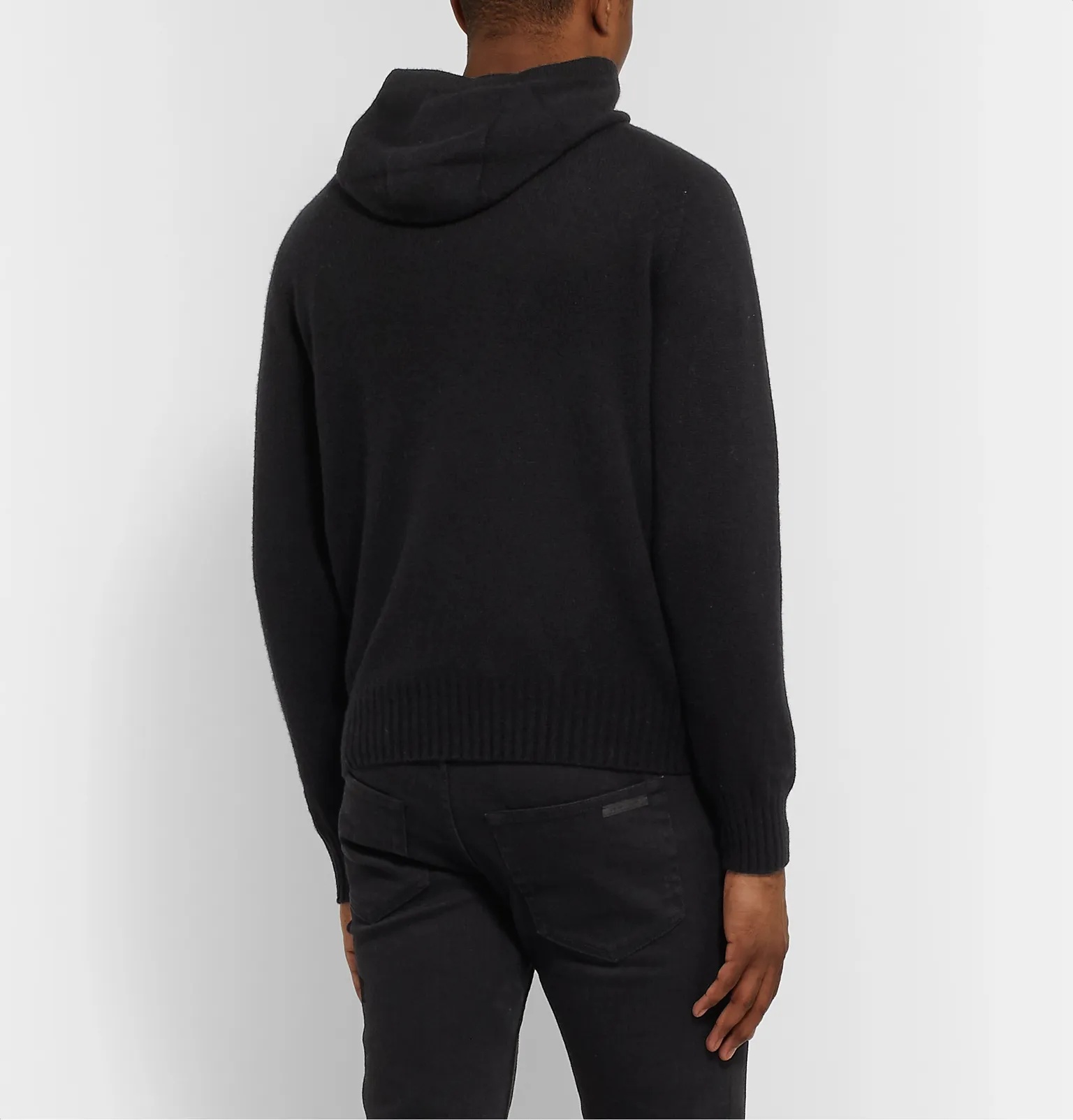 Slim-Fit Cashmere Hoodie - 5