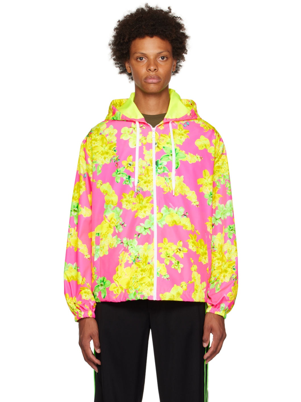 Pink & Yellow Floral Jacket - 1