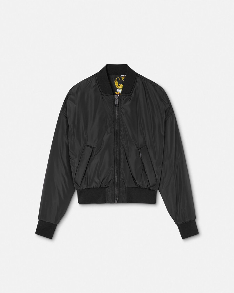 VERSACE JEANS COUTURE Outline Barocco Reversible Bomber Jacket outlook