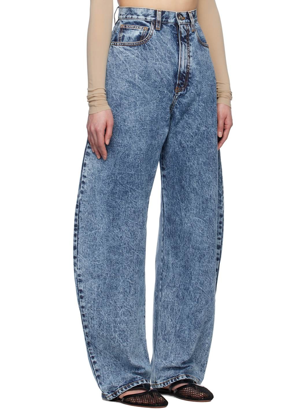 Blue Round Jeans - 2