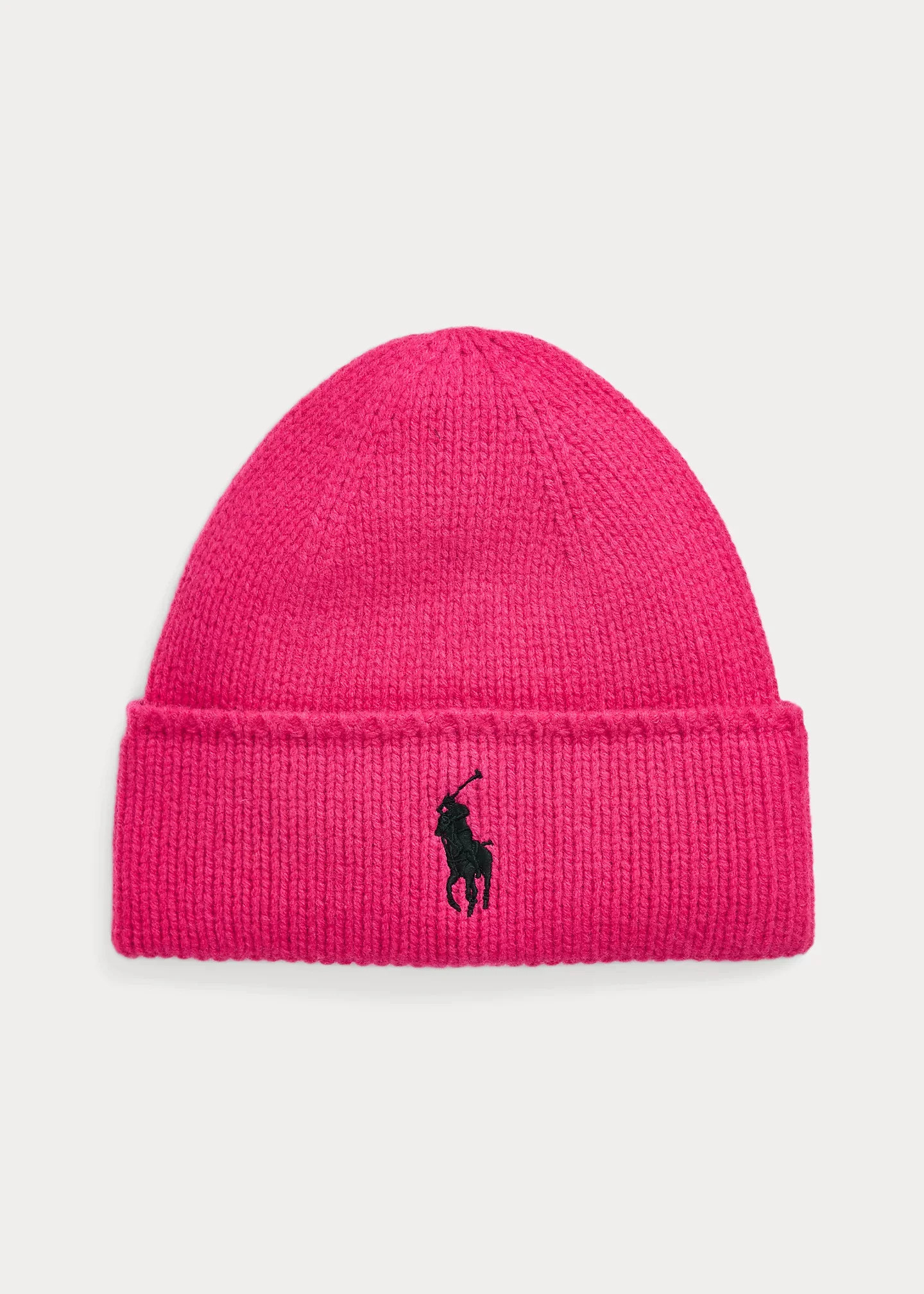 Pink Pony Merino Wool Beanie - 1