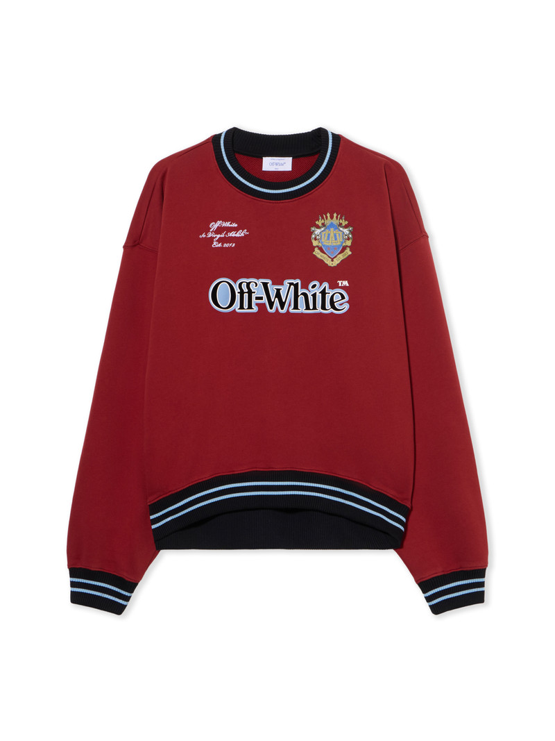 Sporty Over Crew Logo Sweatshirt 1