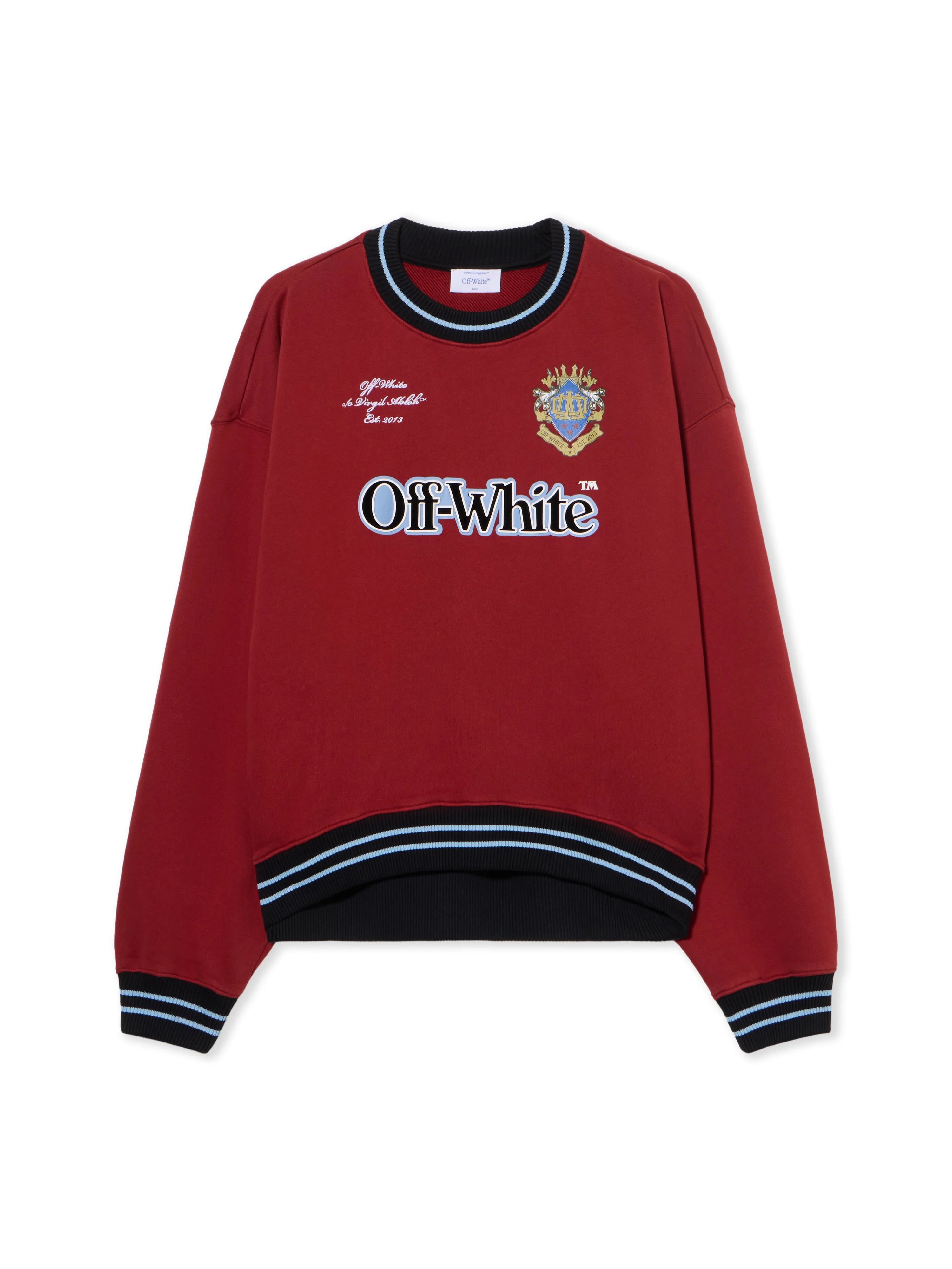 Sporty Over Crew Logo Sweatshirt - 1