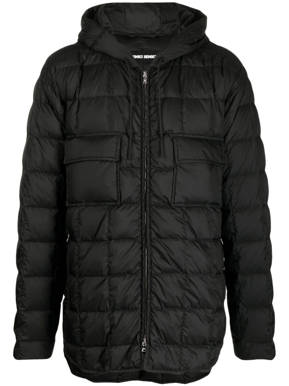 padded hooded jacket - 1