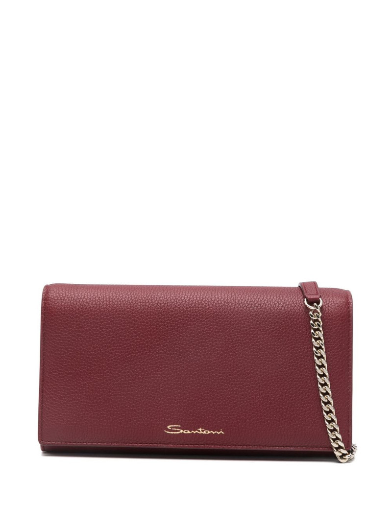 chain leather wallet 1