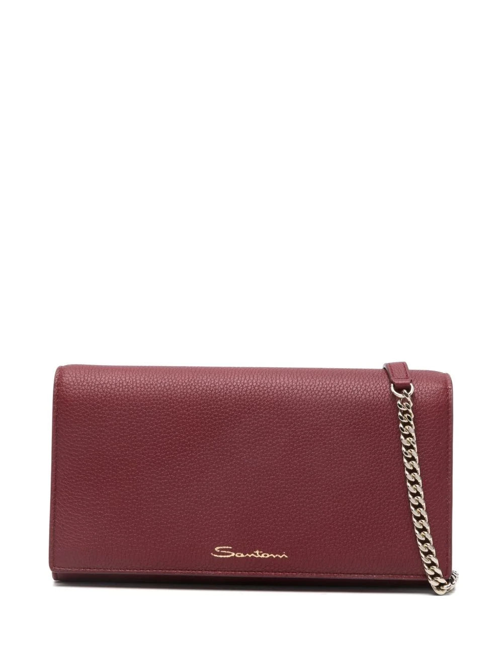 chain leather wallet - 1
