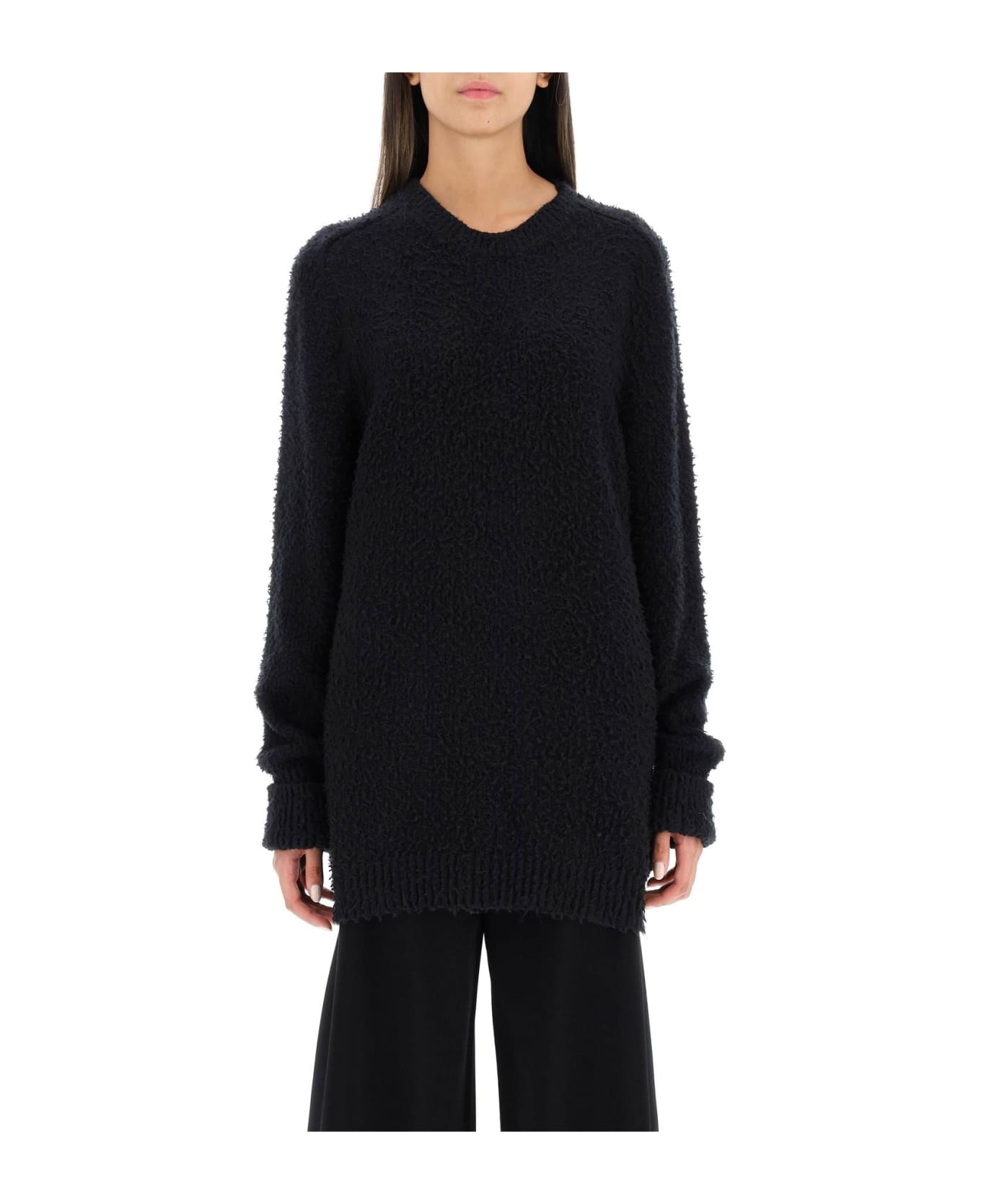 Pilling Effect Knit Sweater - 2