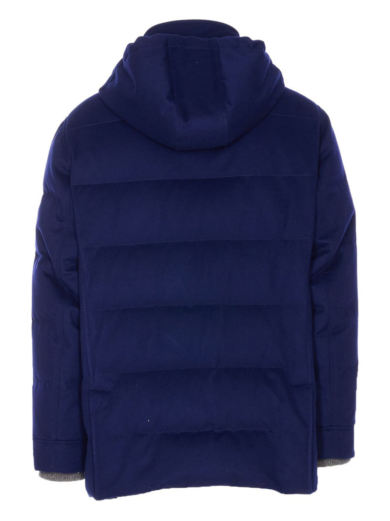 Brunello Cucinelli hood puffer jacket outlook