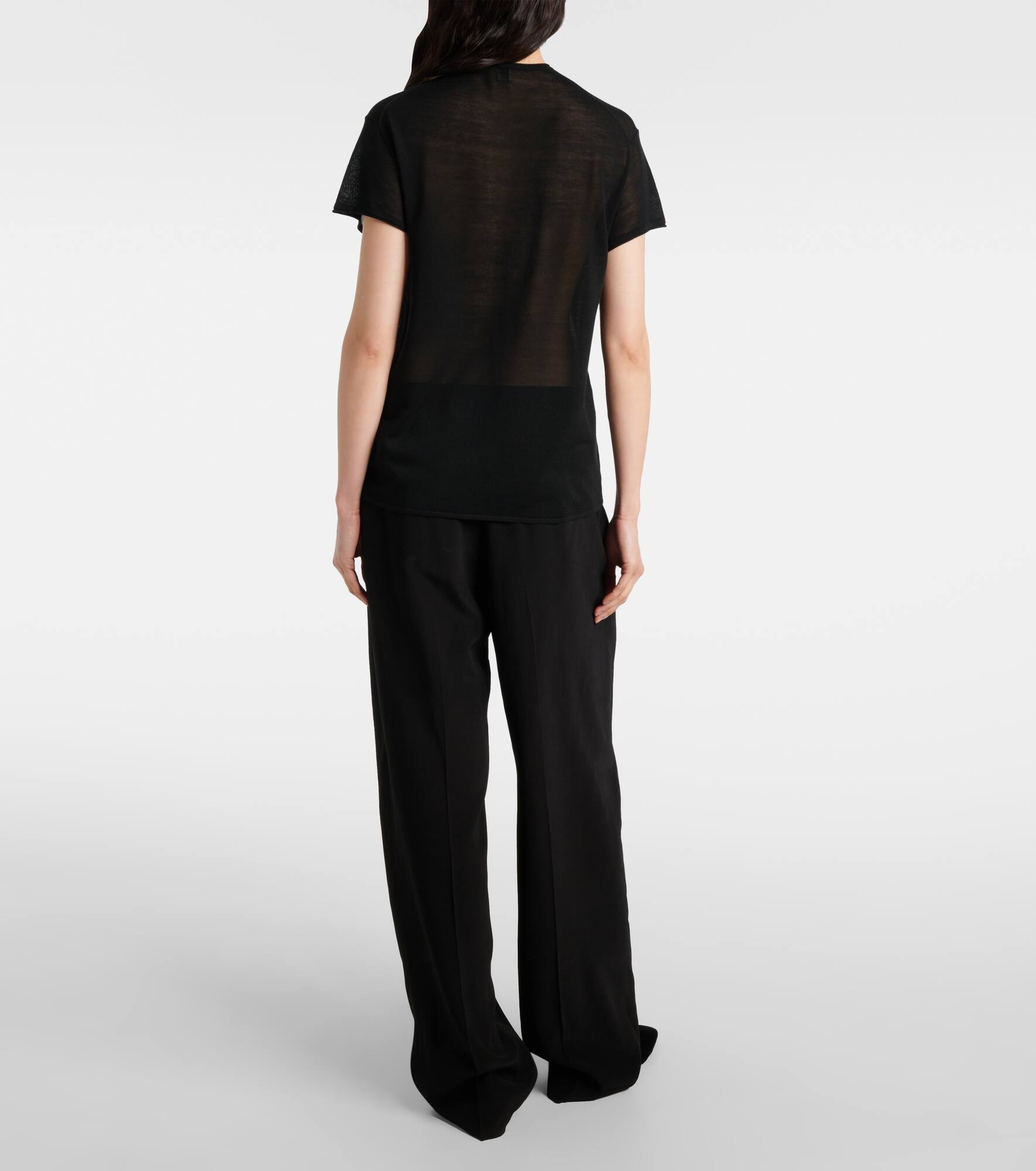 Knitted silk t-shirt - 3