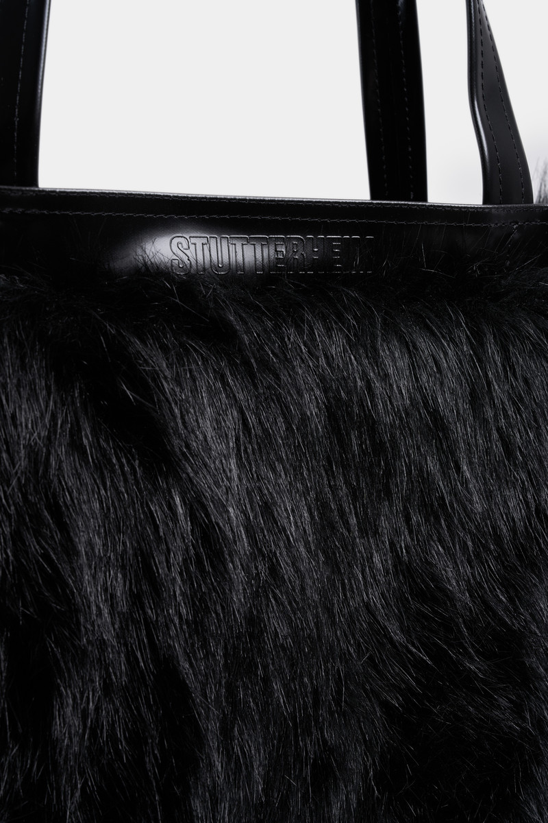 Stutterheim Stylist Faux bag Opal Black outlook
