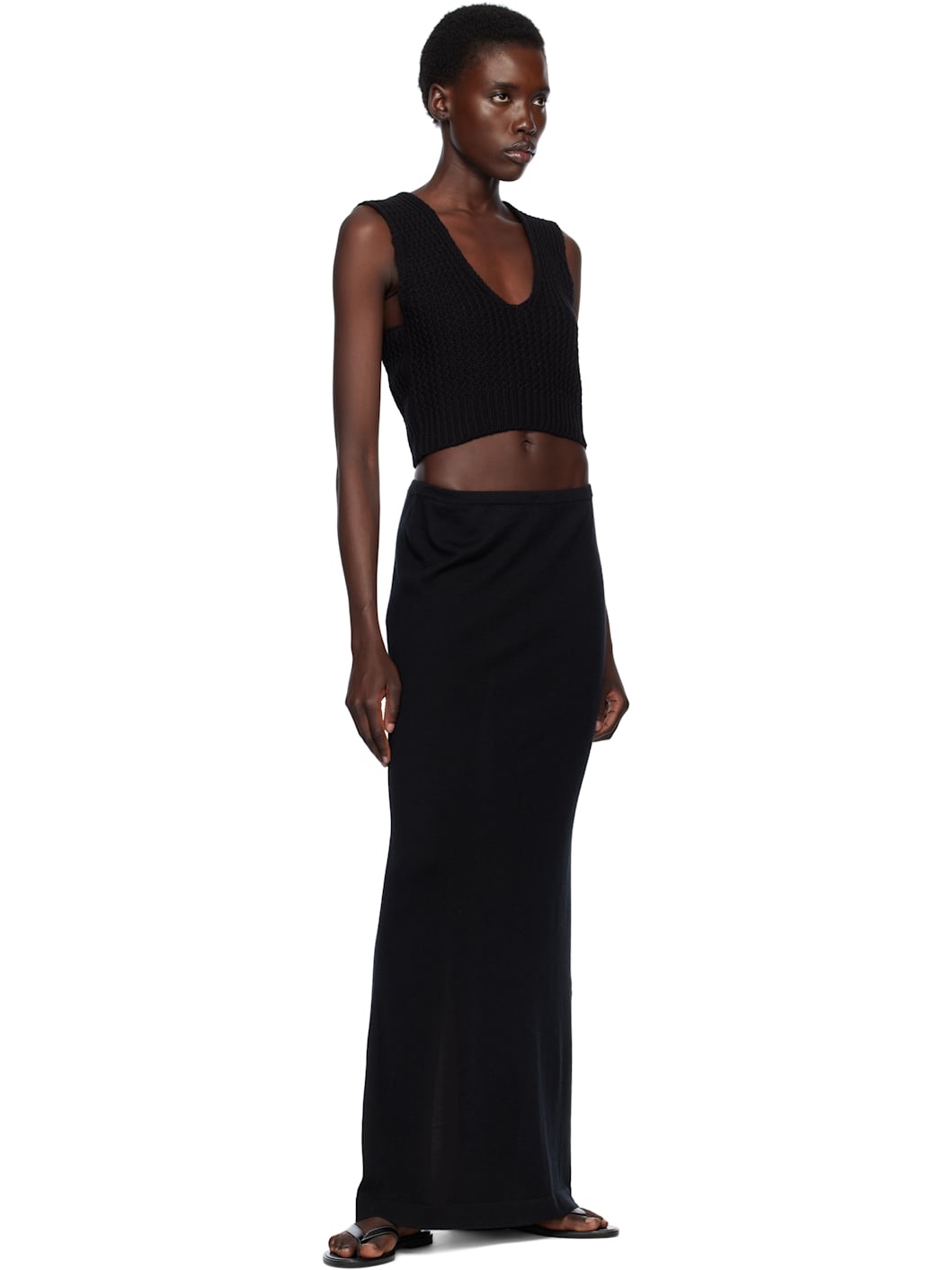 Black Rack Shell Tank Top - 4