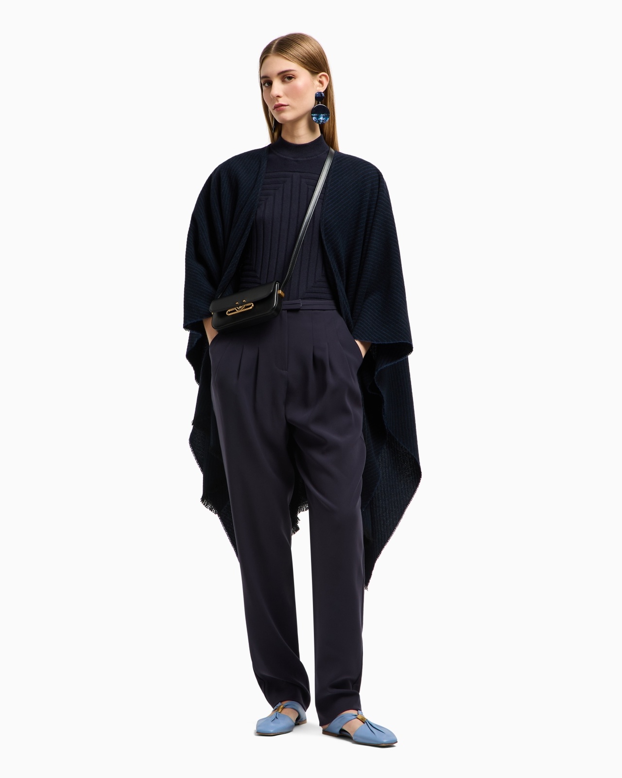 DARTED TROUSERS IN TECHNICAL CADY - 2