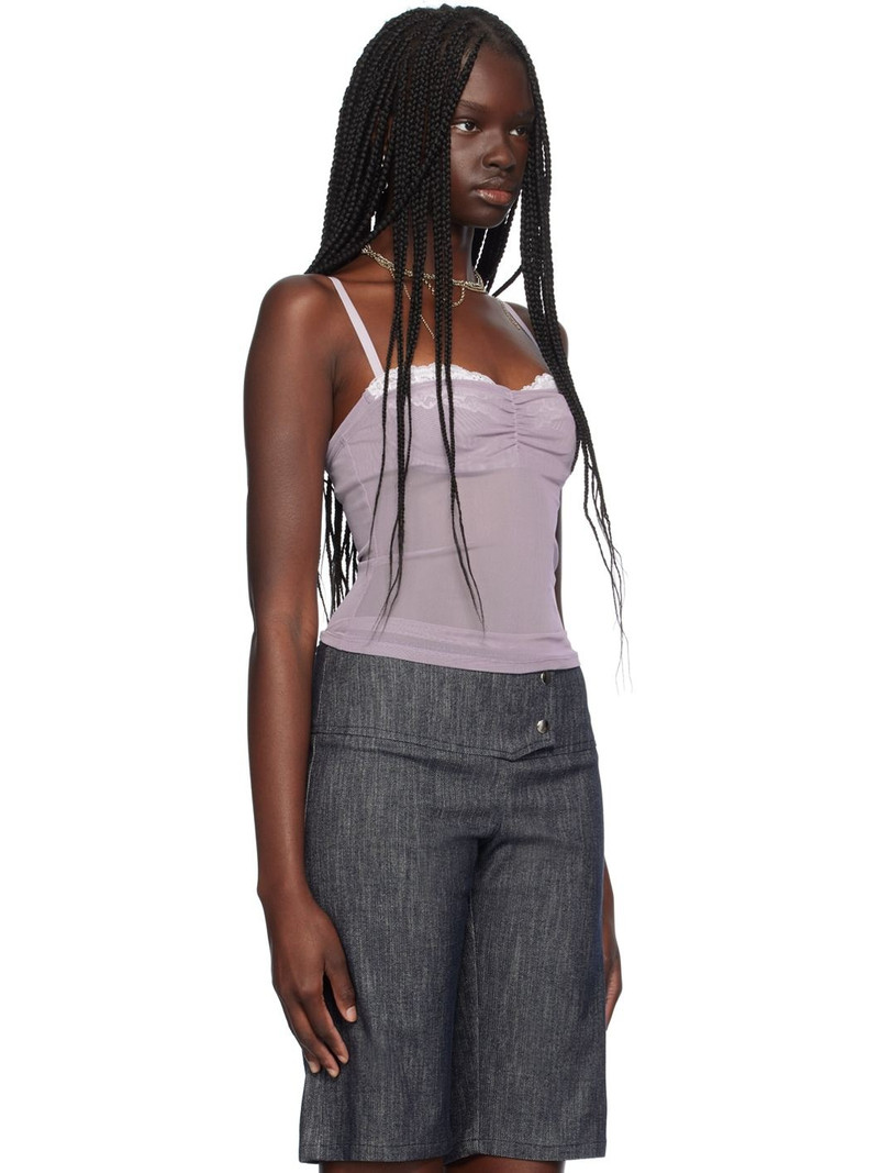 miaou Purple Enzo Tank Top outlook