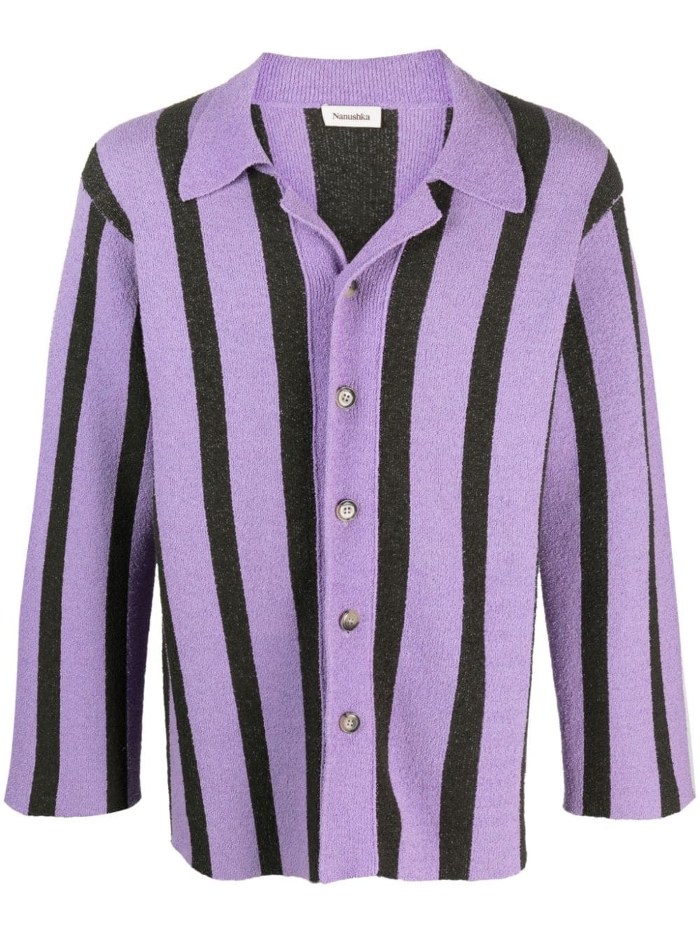 Almar striped terry-cloth shirt - 1