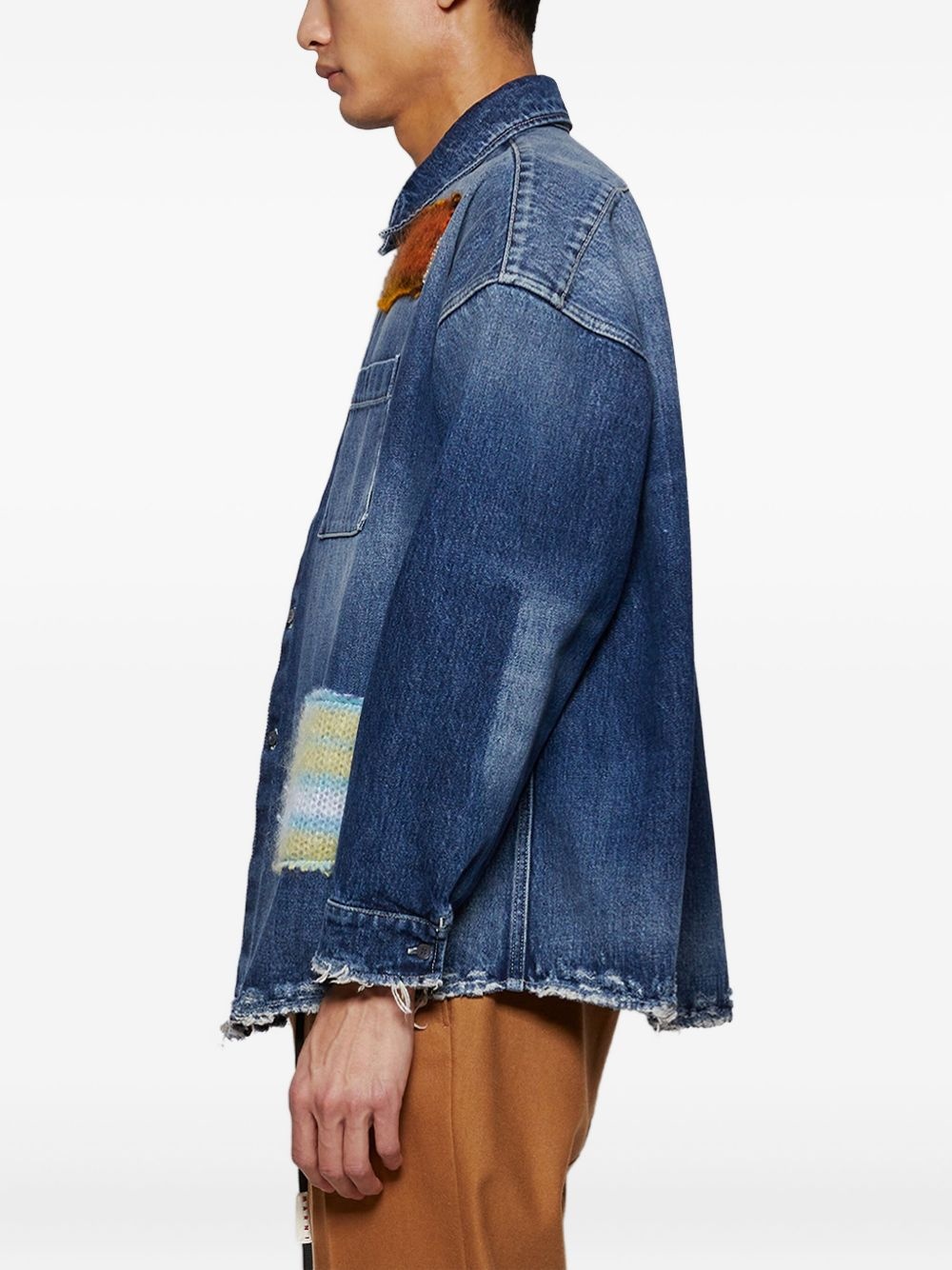 cotton-denim shirt - 3