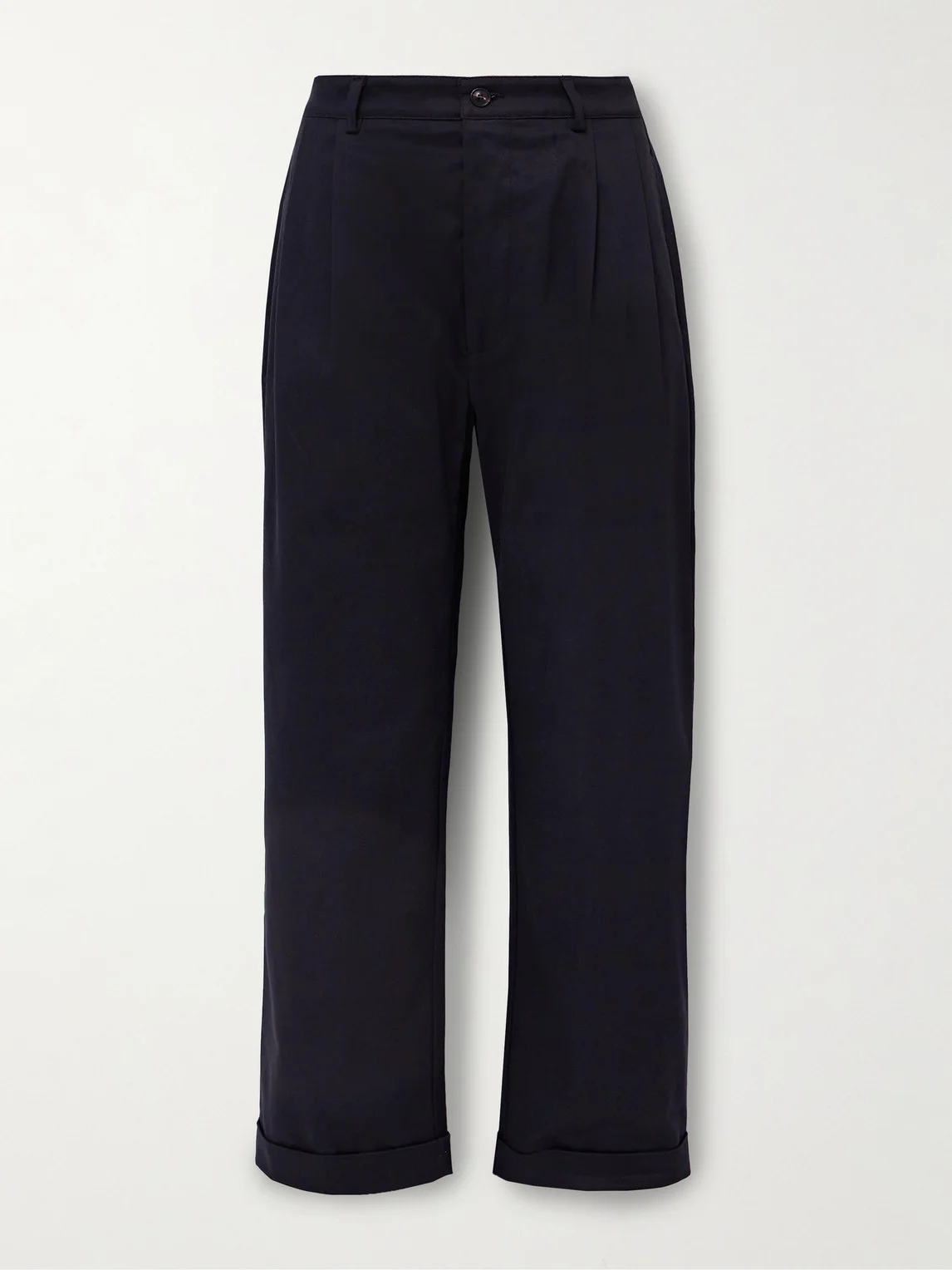 Marinaio Straight-Leg Pleated Cotton-Twill Chinos - 1