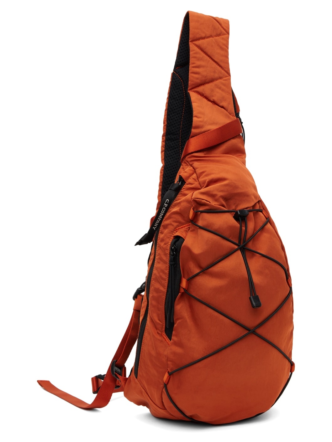 Orange Nylon B Crossbody Bag - 2