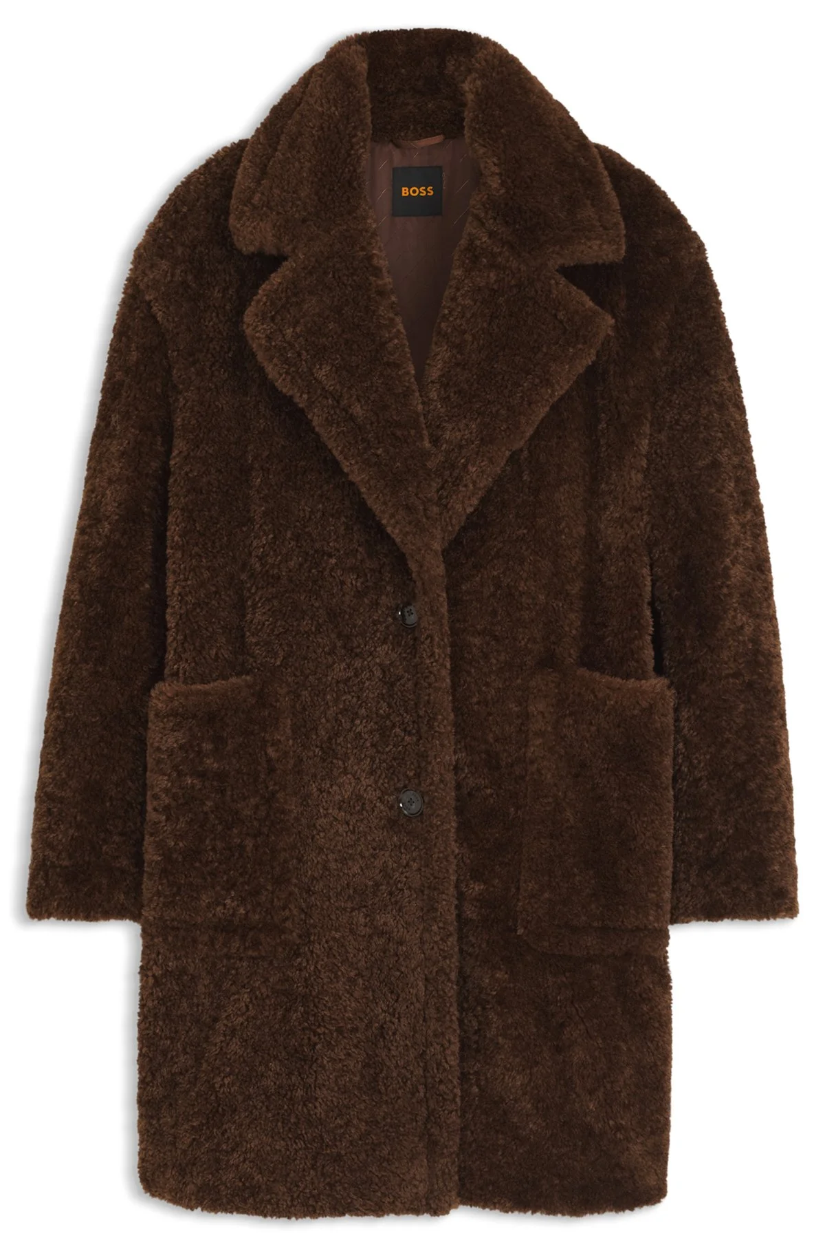 TEDDY COAT WITH ADJUSTABLE COLLAR - 1