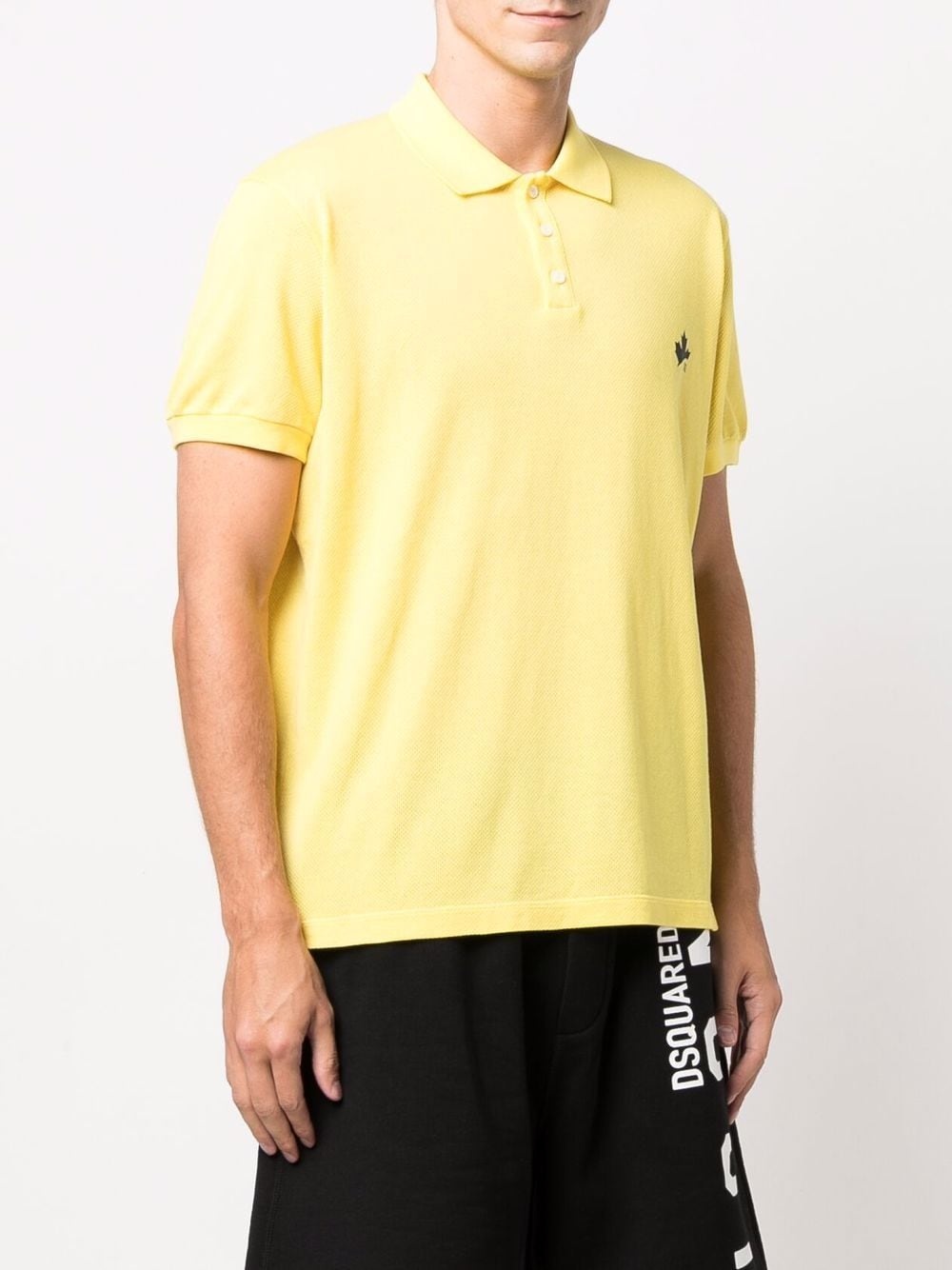 embroidered logo polo shirt - 3