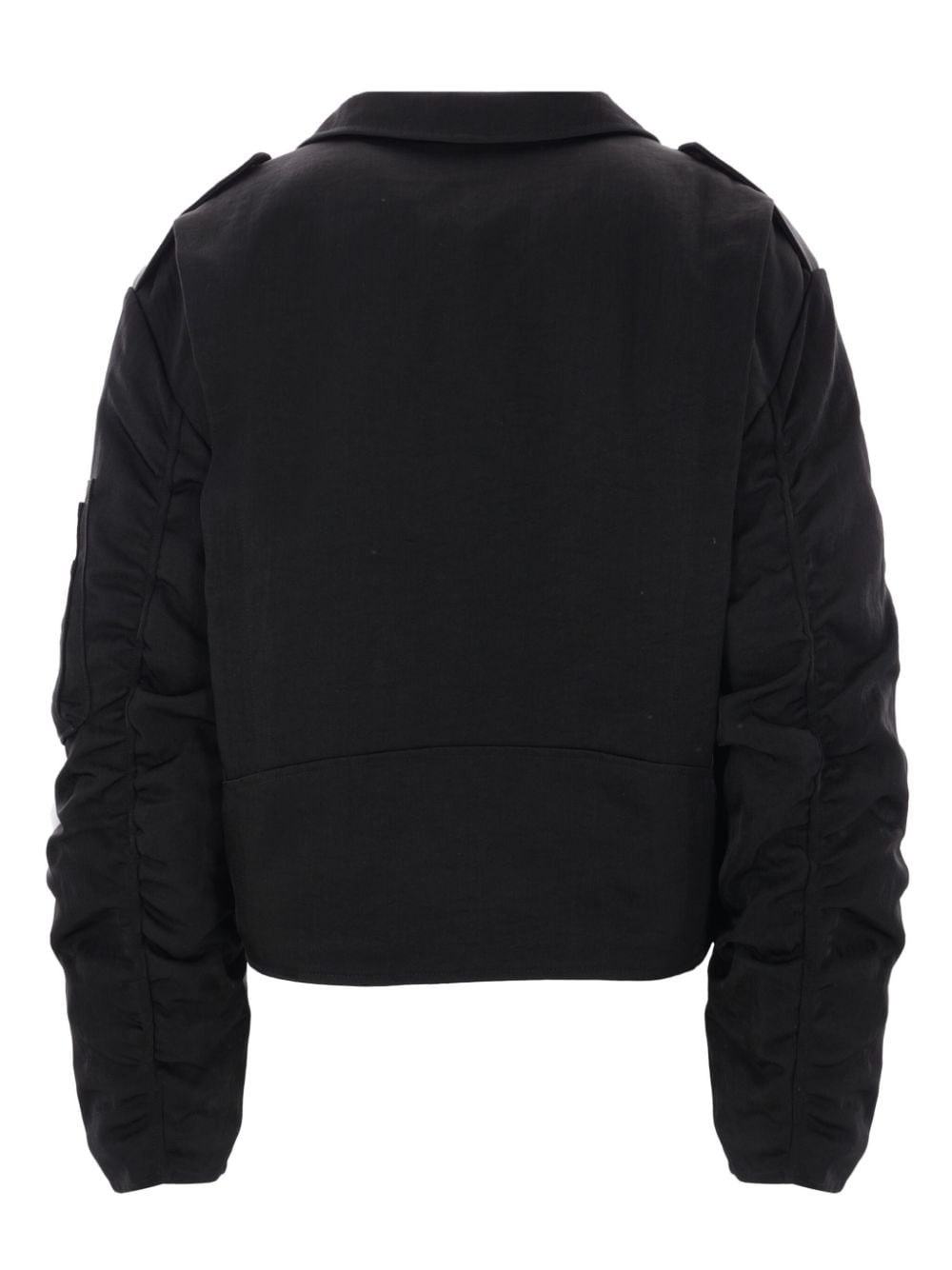 zipped biker jacket - 2