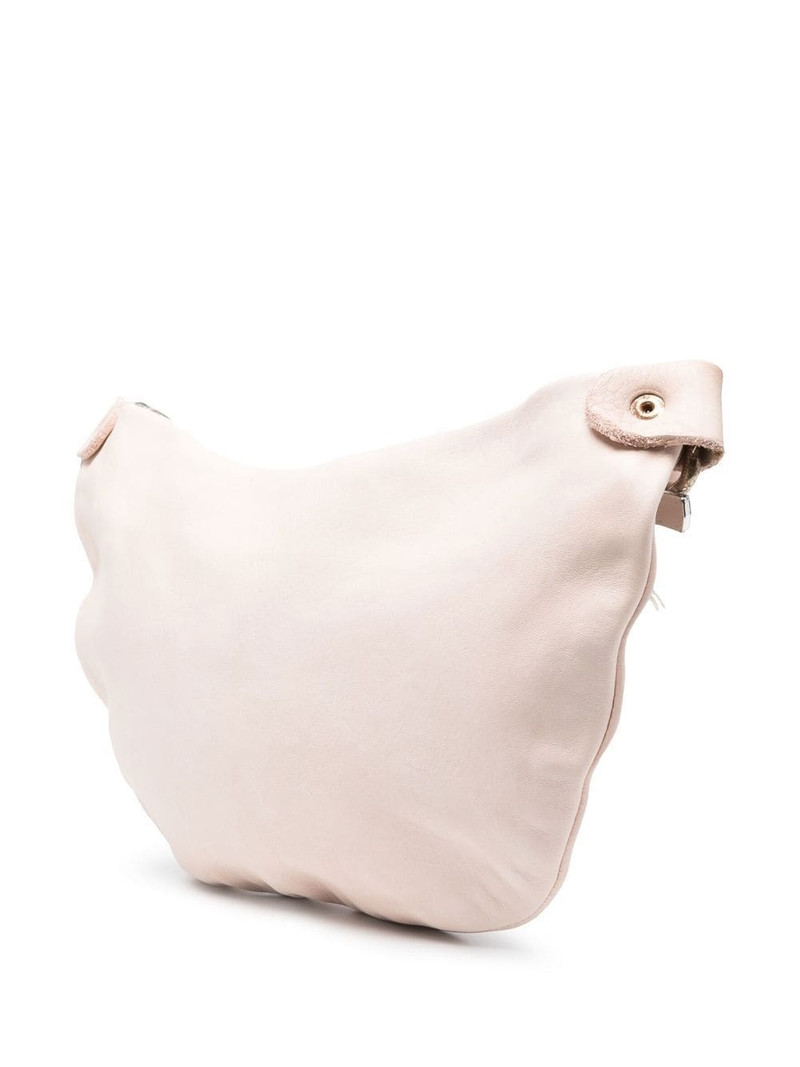 zipped leather shoulder bag 3