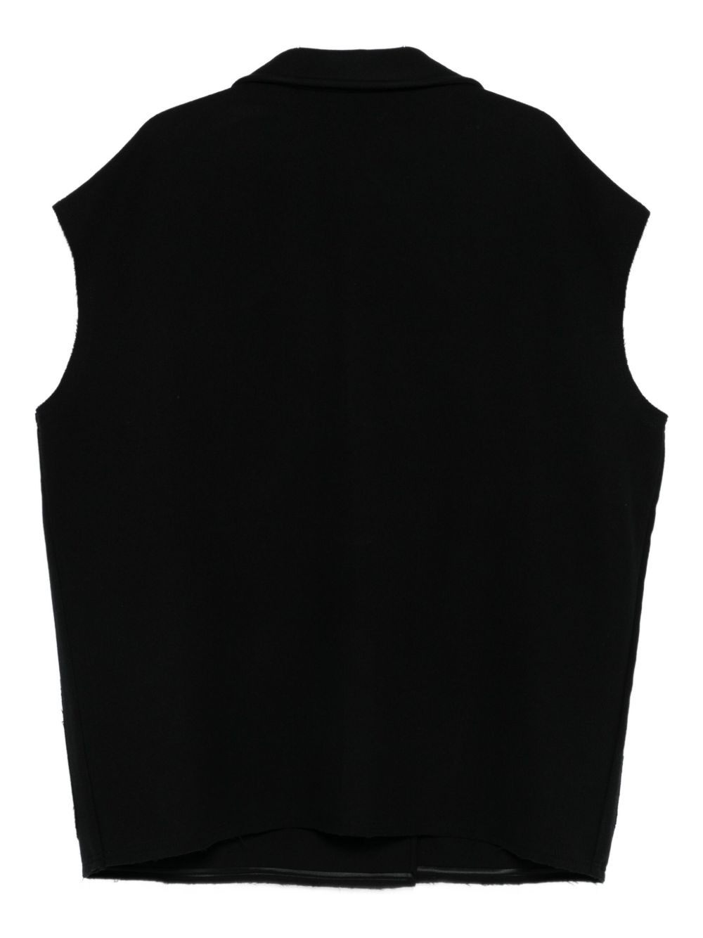 double-breasted sleeveless jacket - 2