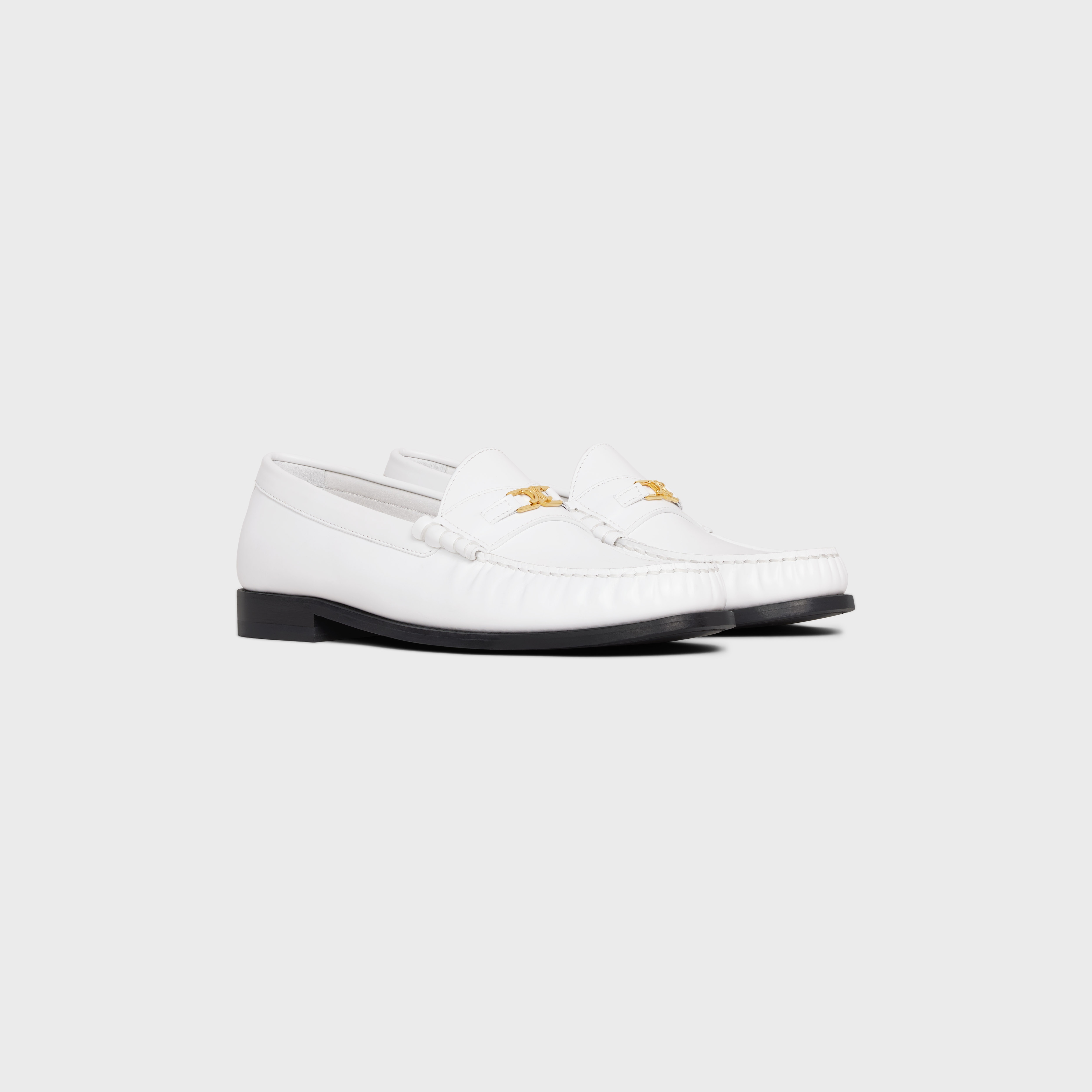 CELINE LUCO Triomphe Loafer in POLISHED BULLSKIN - 2