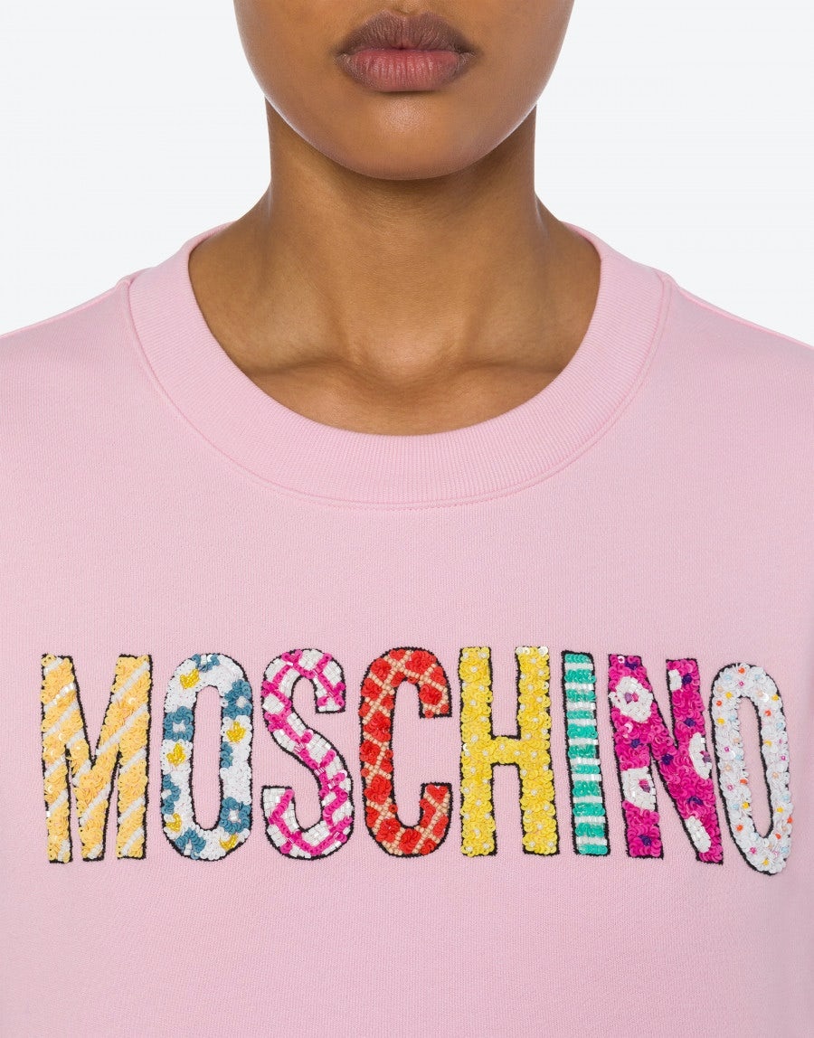 LOGO EMBROIDERY ORGANIC COTTON SWEATSHIRT - 4