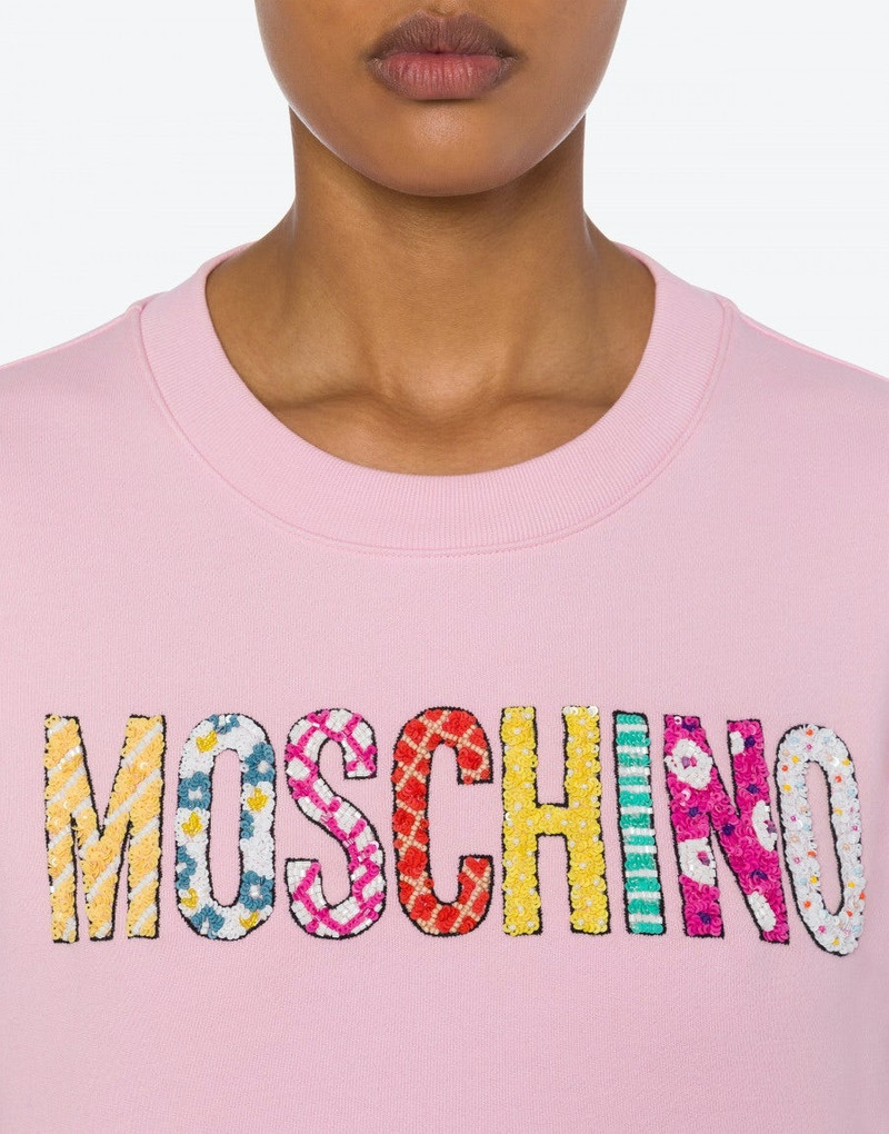 LOGO EMBROIDERY ORGANIC COTTON SWEATSHIRT 4