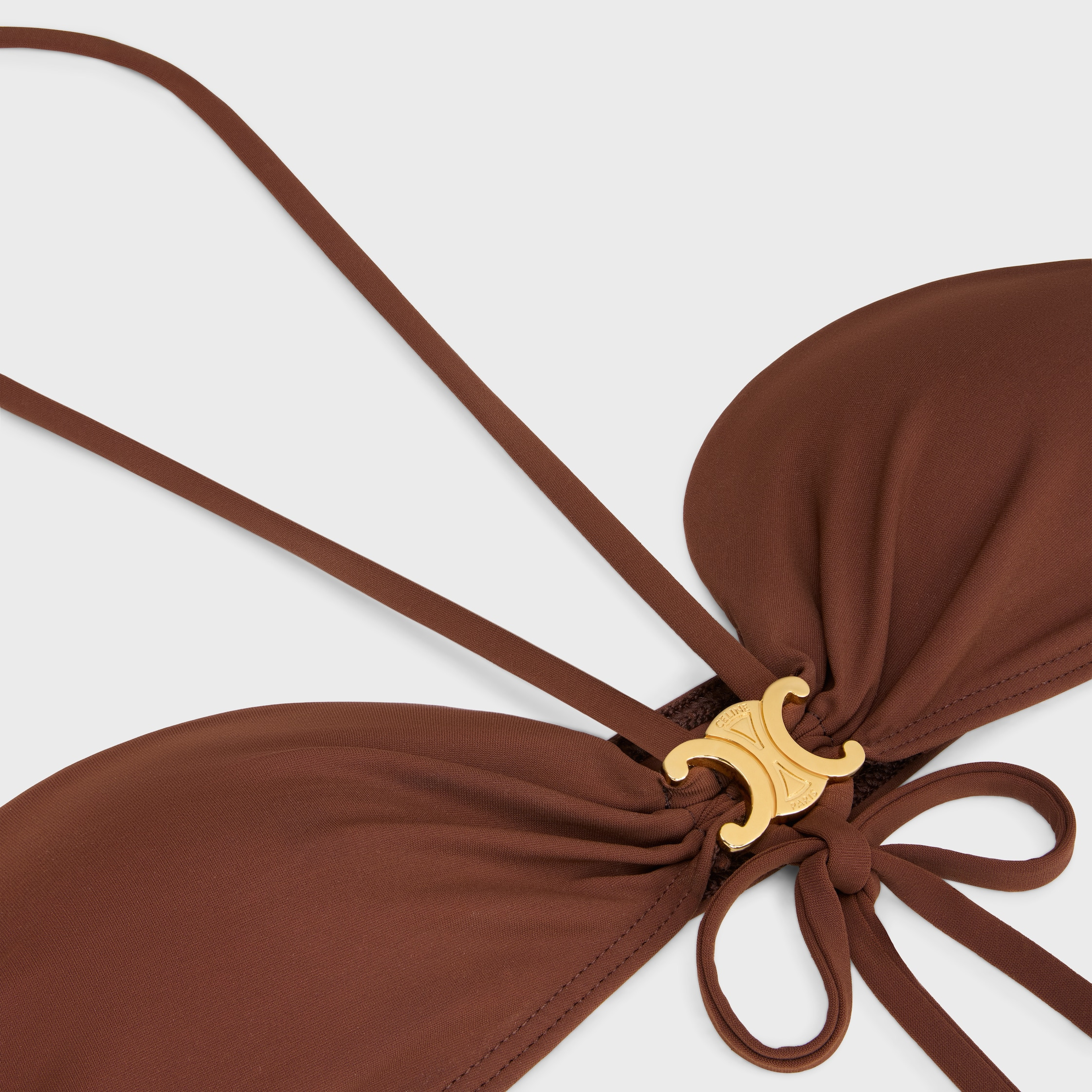 triomphe balconette top in matte jersey - 3