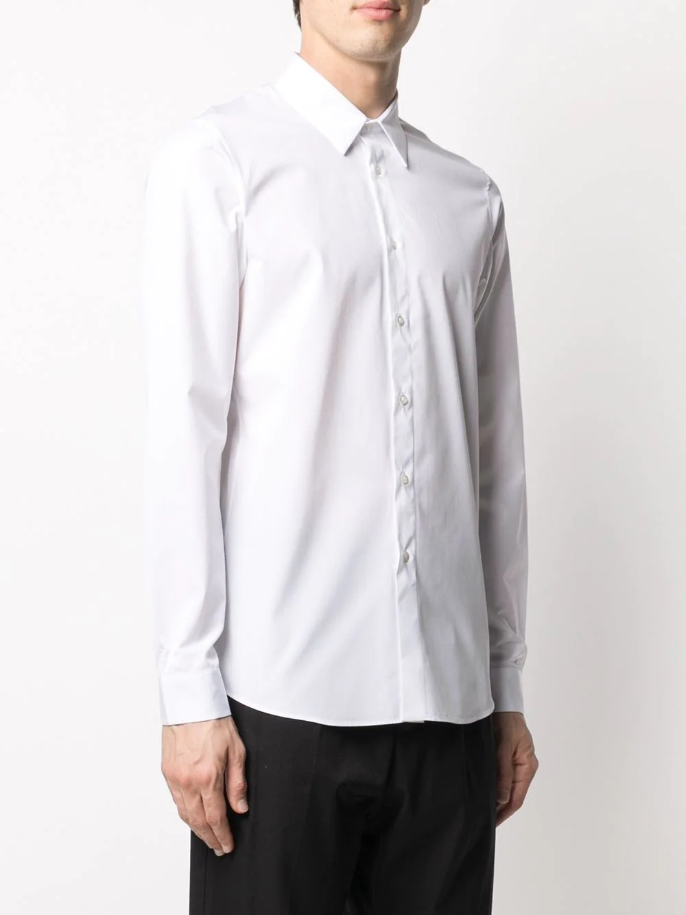 classic collar buttoned shirt - 3