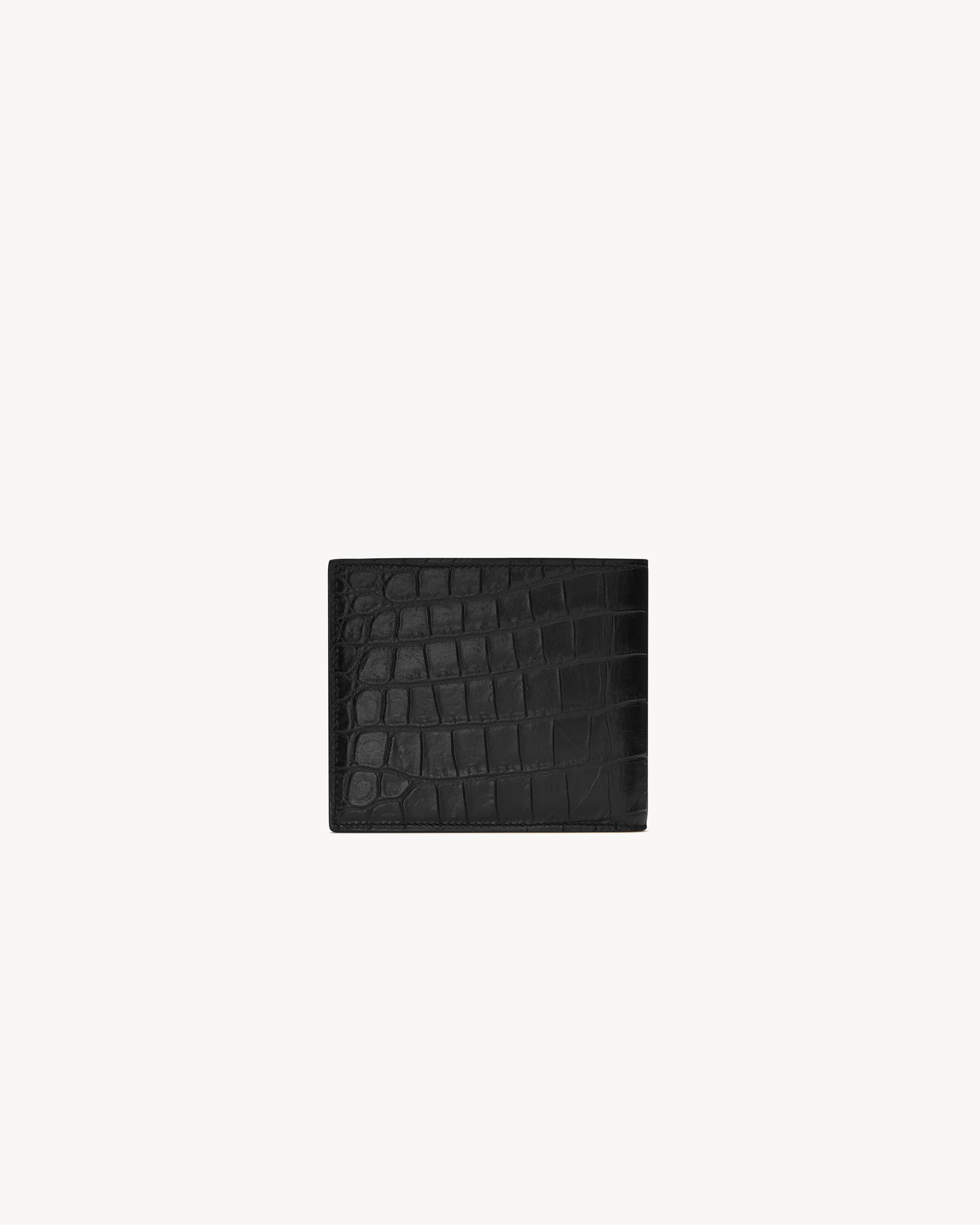 TINY CASSANDRE EAST/WEST WALLET WITH COIN PURSE IN CROCODILE-EMBOSSED MATTE LEATHER - 2