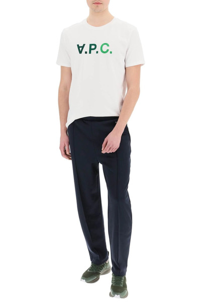 A.P.C. T-SHIRT WITH FLOCKED V.P.C. LOGO outlook