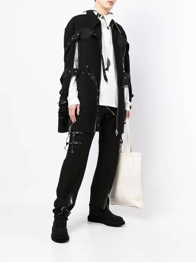 TAKAHIROMIYASHITA TheSoloist. zipped-neckline jumper outlook