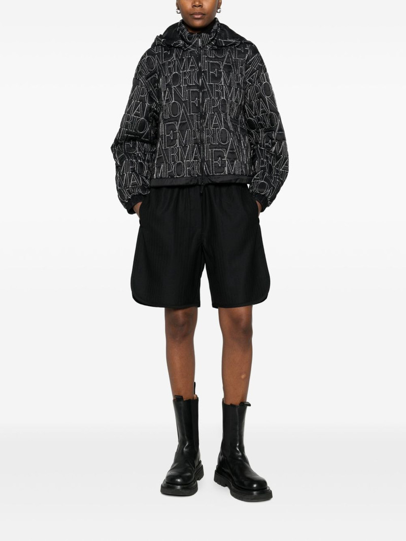 EMPORIO ARMANI logo-quilting puffer jacket outlook