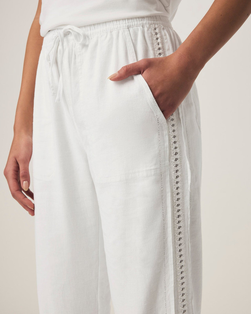 Splendid Angie Crochet Straight Leg Pant outlook