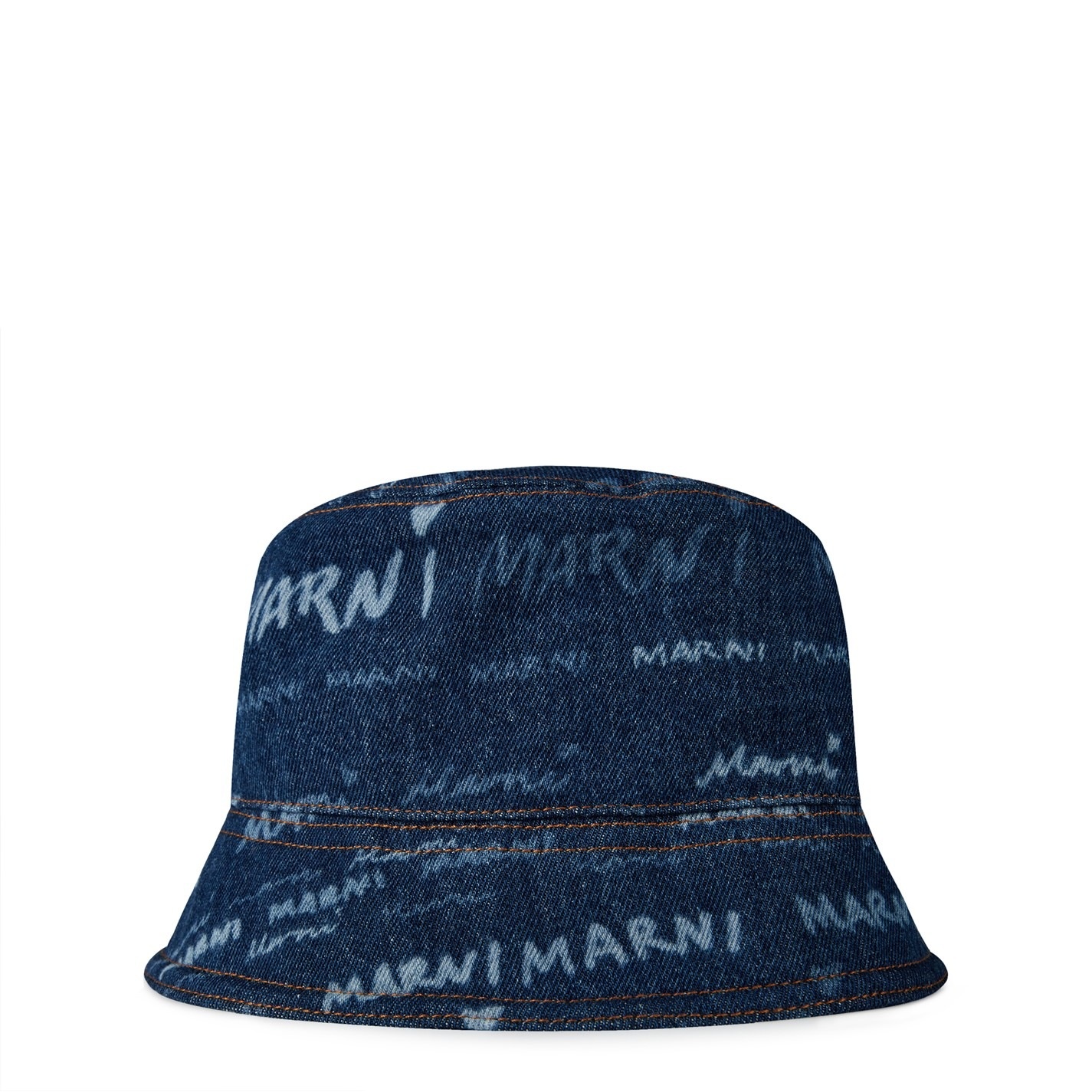 Marni Megamarni Cotton Denim Bucket Hat