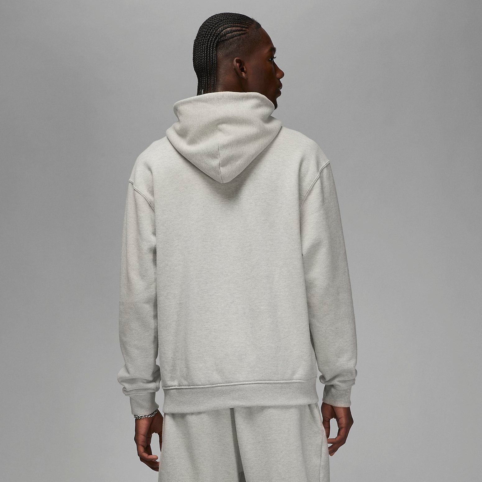 Air Jordan Wordmark Fleece Hoodie 'Grey' FJ1967-050 - 3