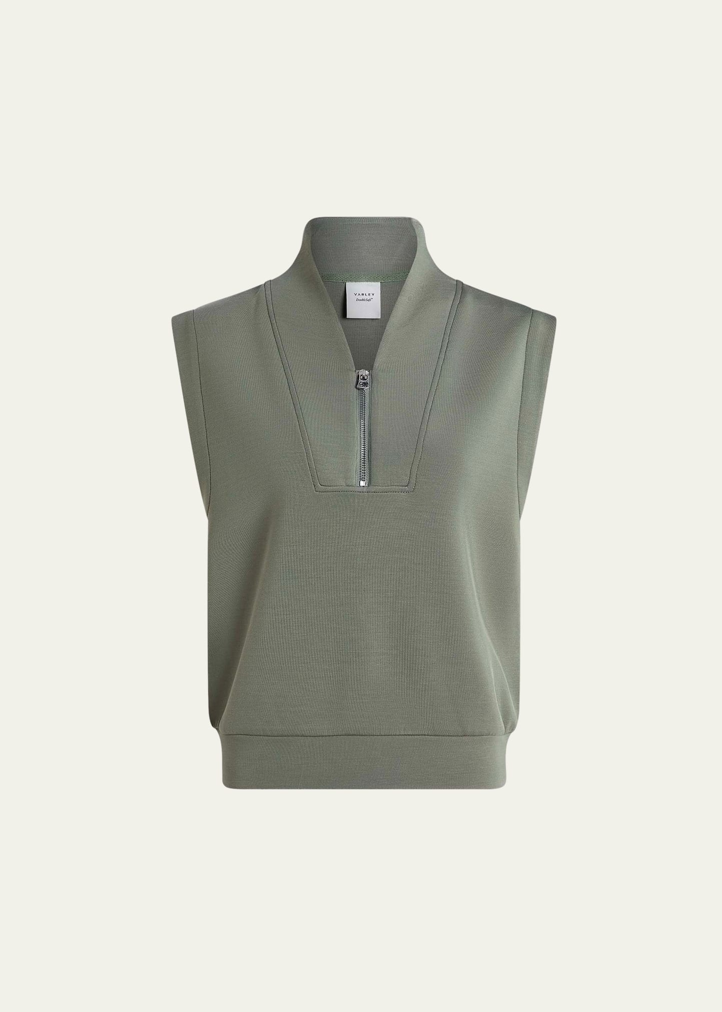 Loretta Half-Zip Sleeveless Sweatshirt - 1
