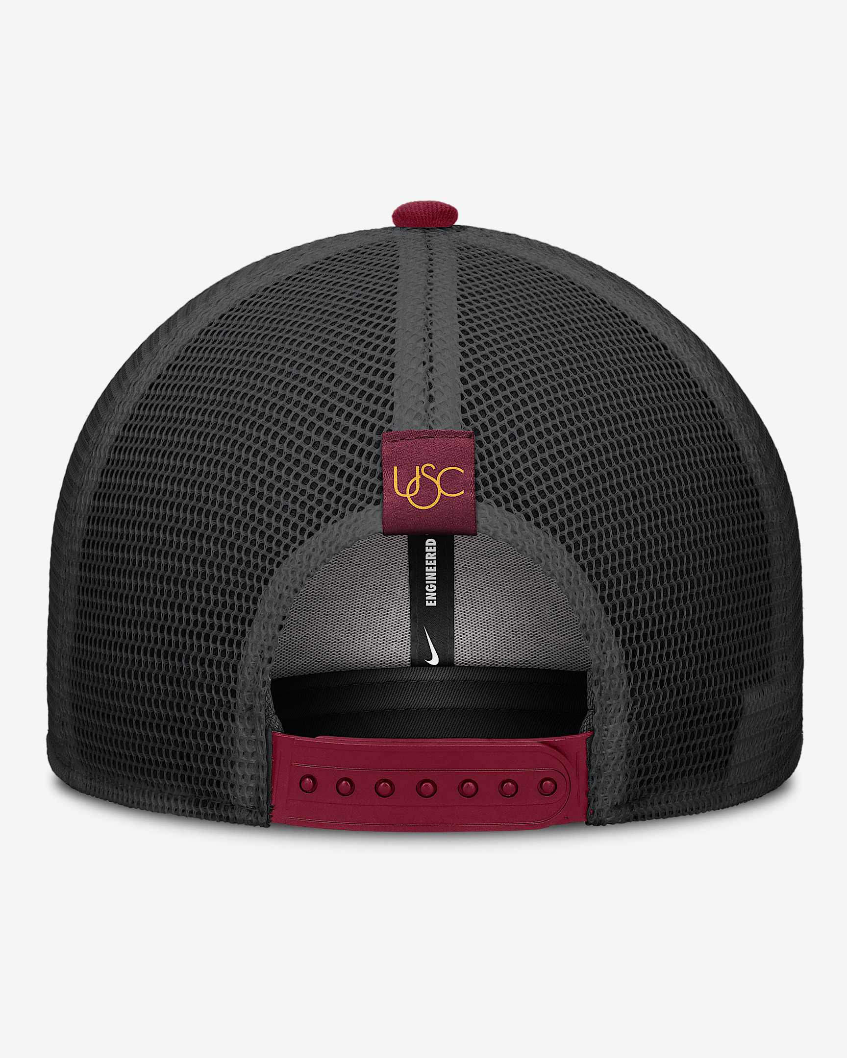 USC Legacy Arch Rise Men's Nike Dri-FIT College Trucker Adjustable Hat - 2