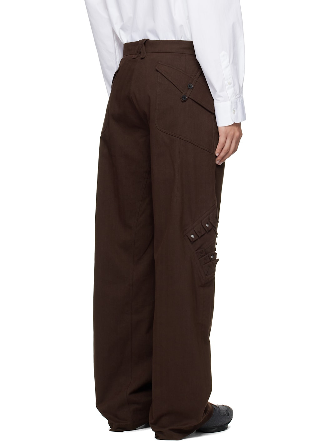 Brown Estike Trousers - 3