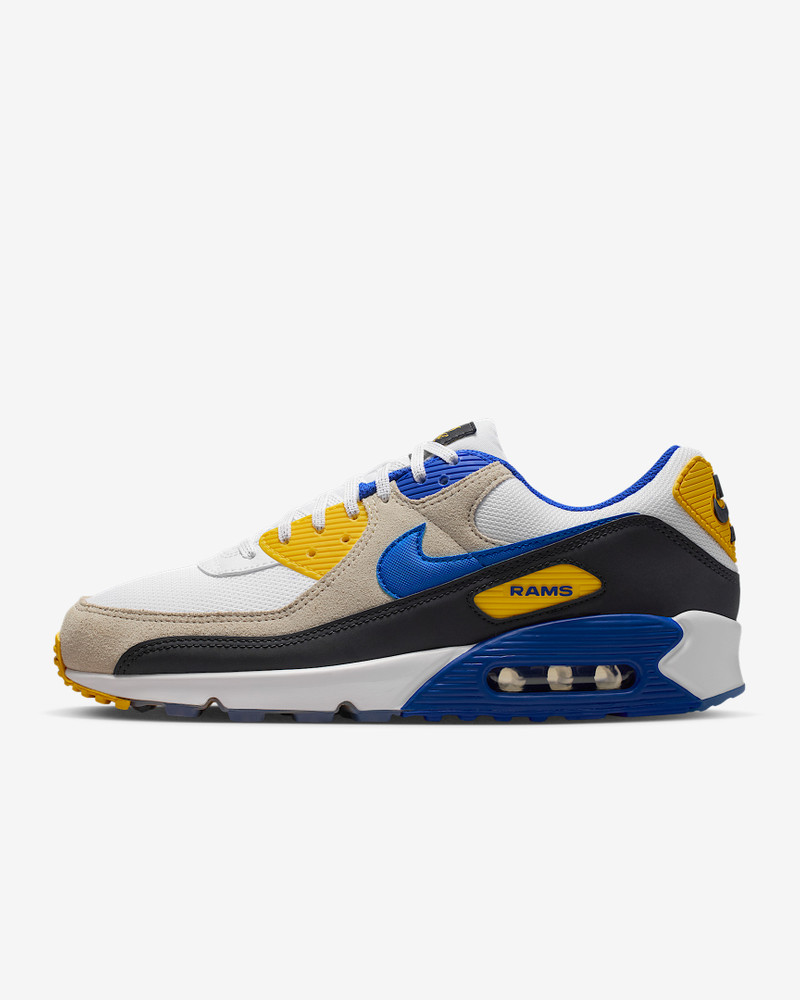 Los Angeles Rams Air Max 90 Men's Nike Shoes - 1