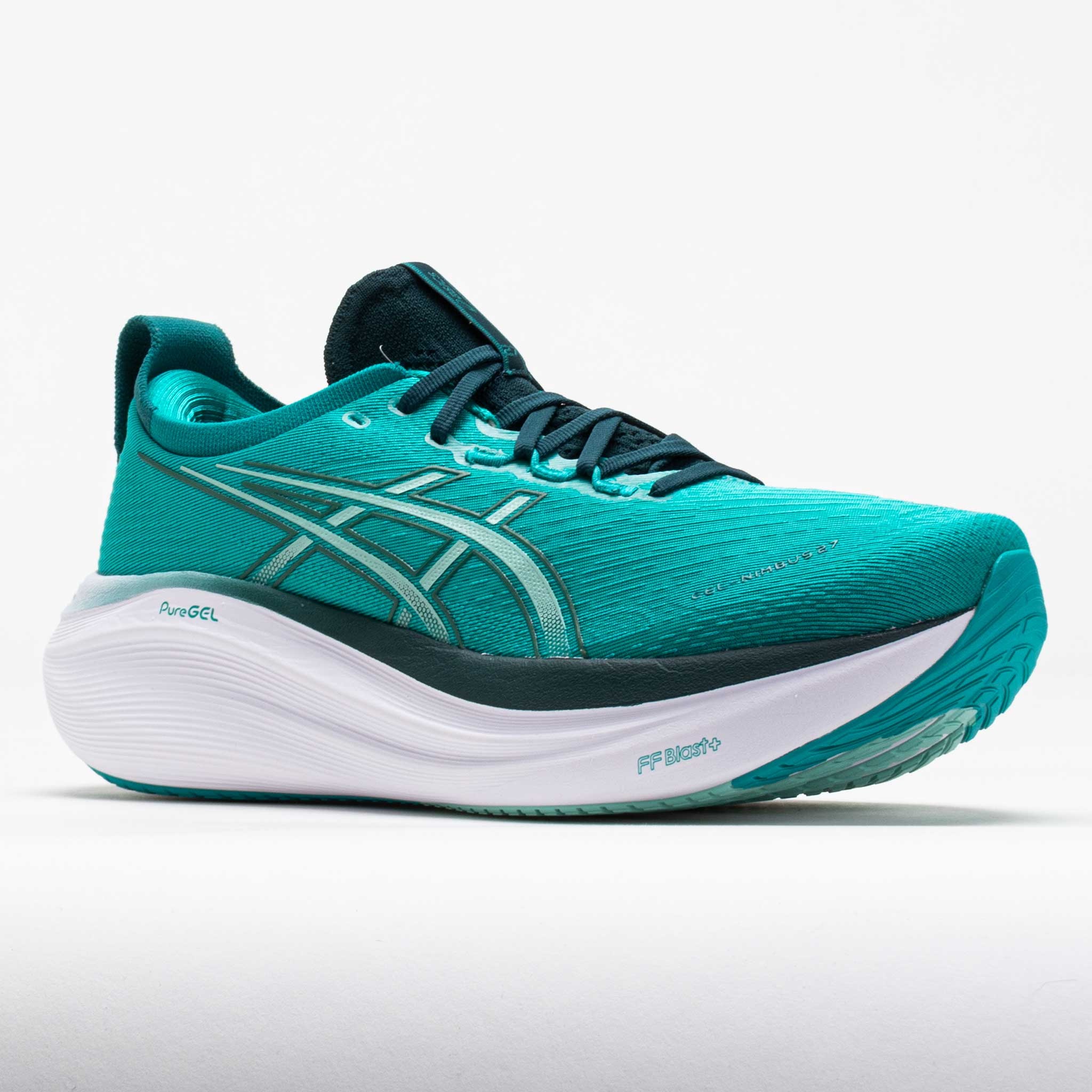 ASICS GEL-Nimbus 27 Men's Wave Teal/Saxon Green - 5