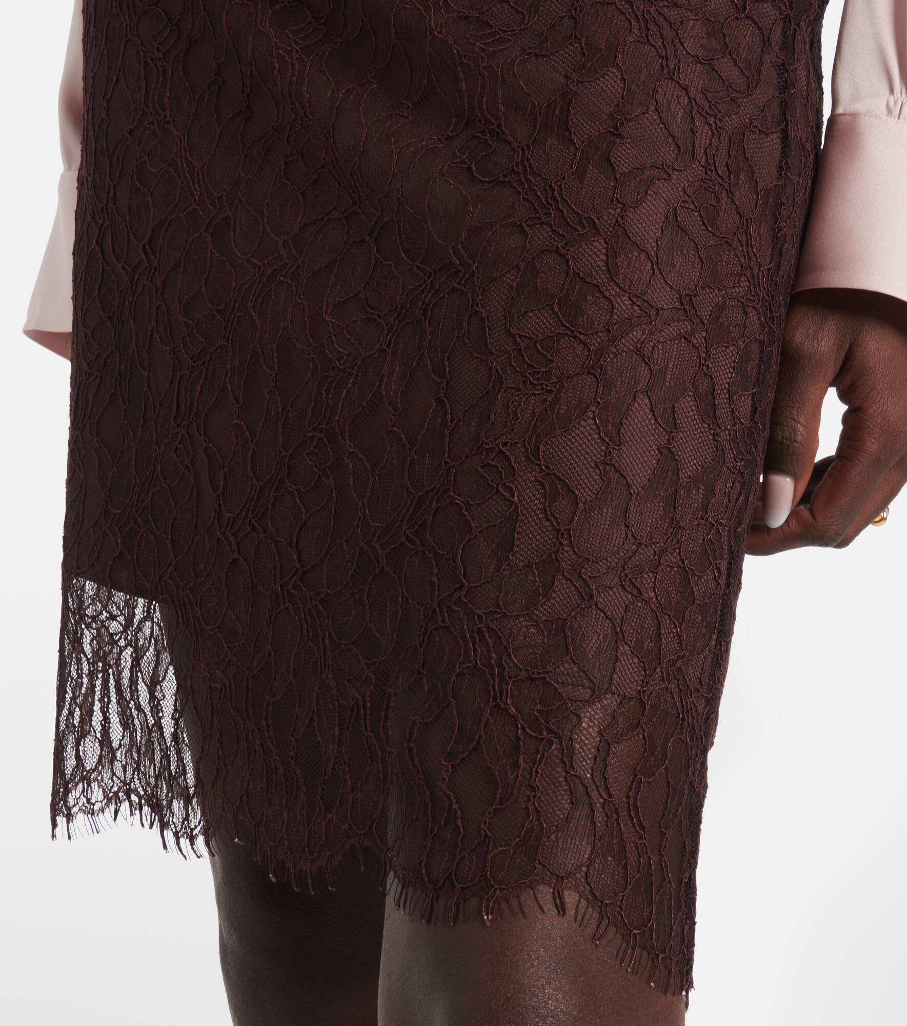 Lace midi skirt - 5