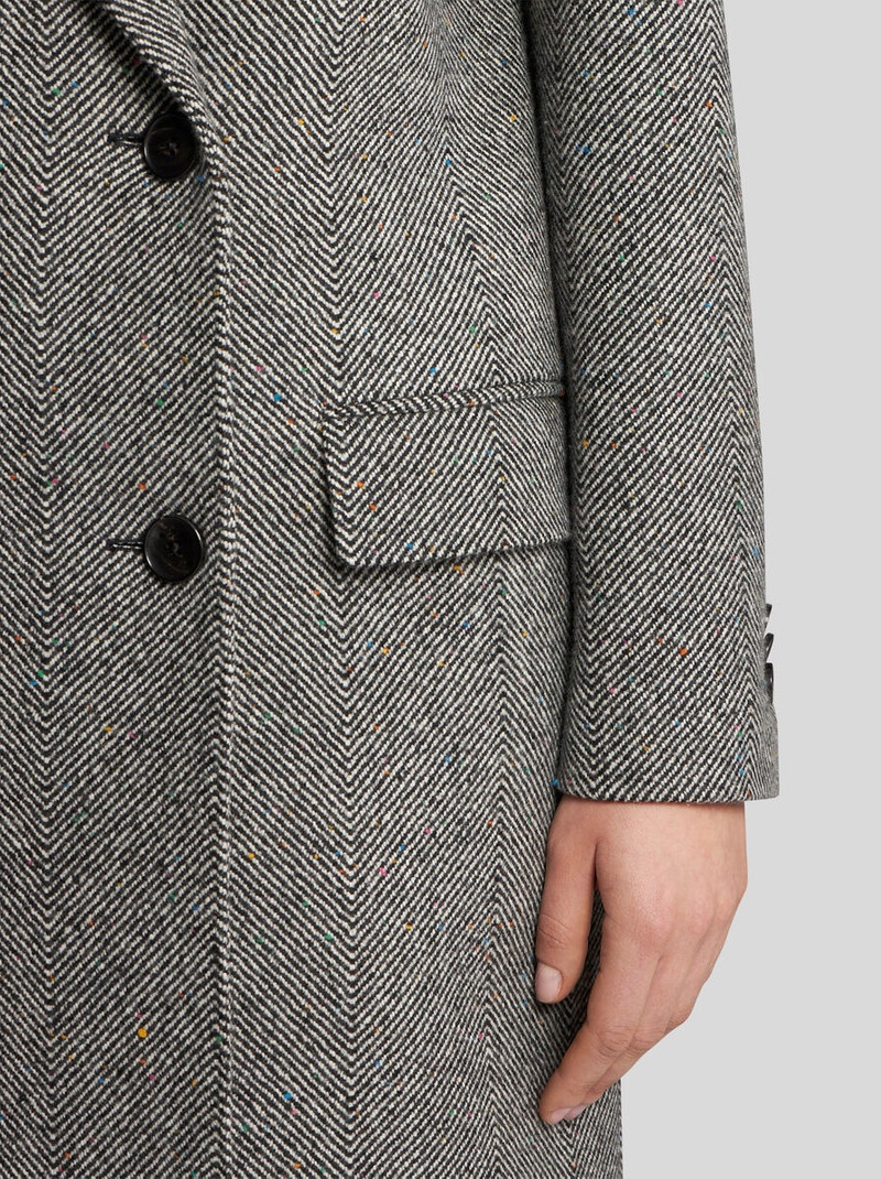 DOUBLE-BREASTED WOOL COAT 2