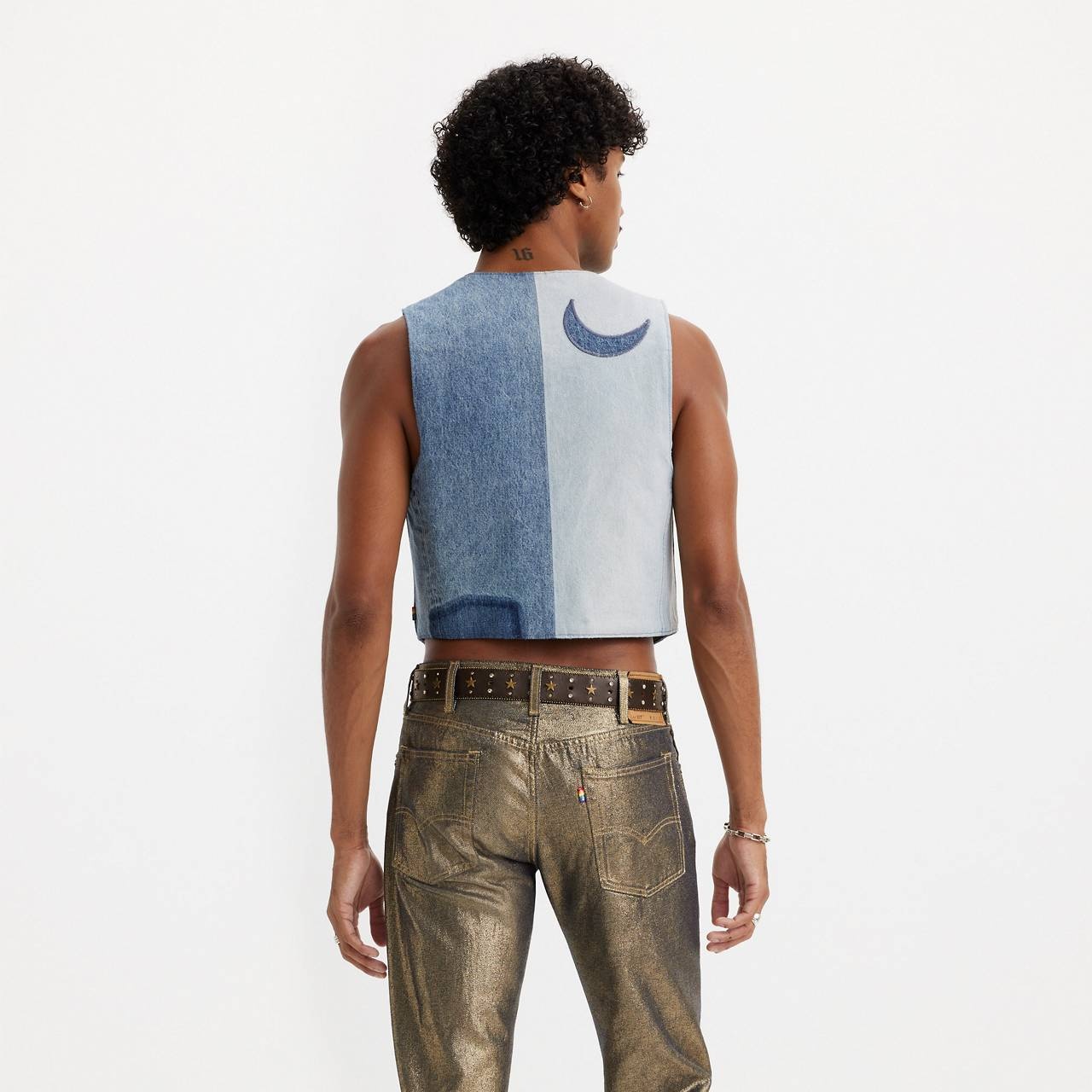 LEVI'S® PRIDE REVERSIBLE PATCHWORK VEST - 4